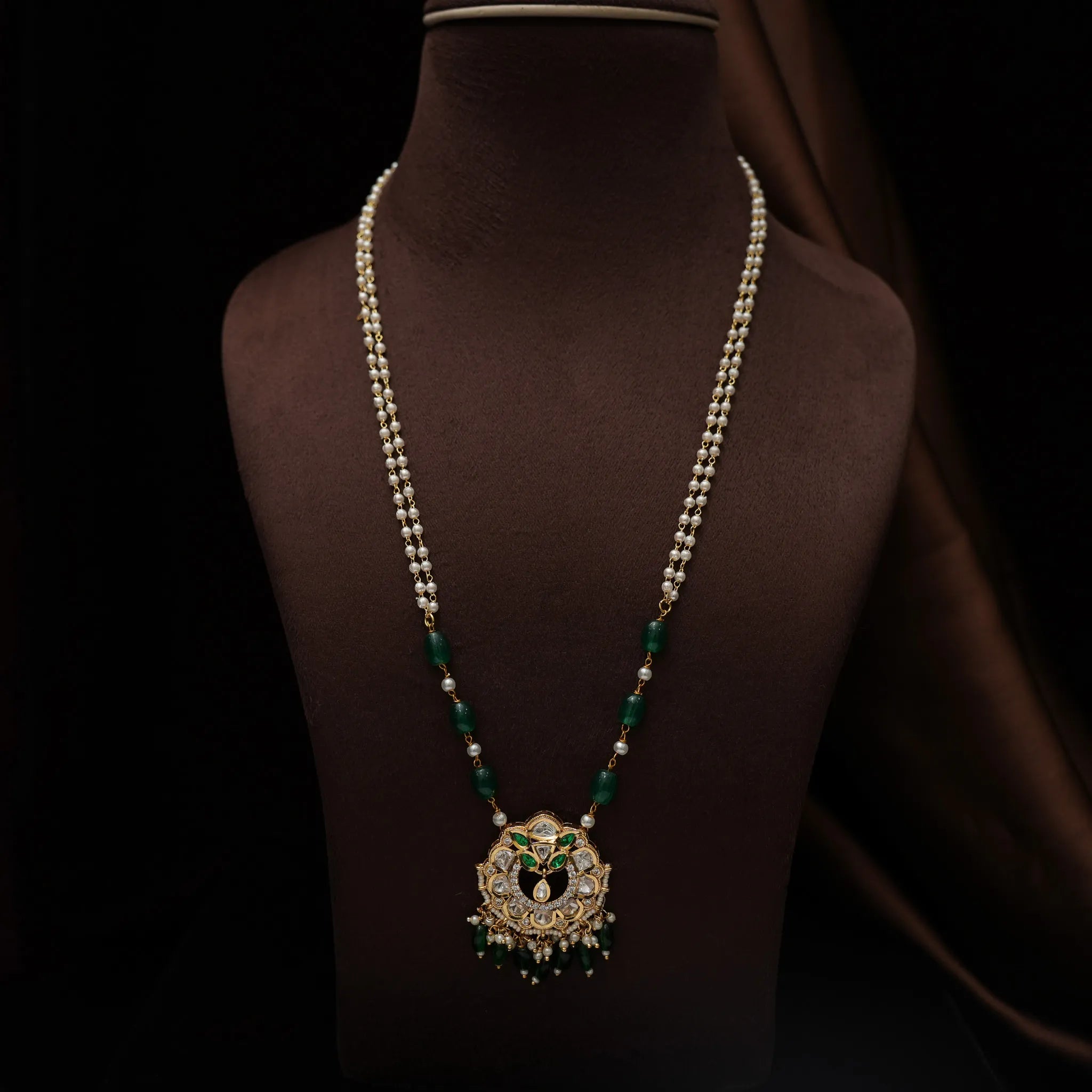 Celeste Pearl Victorian Necklace - Zara