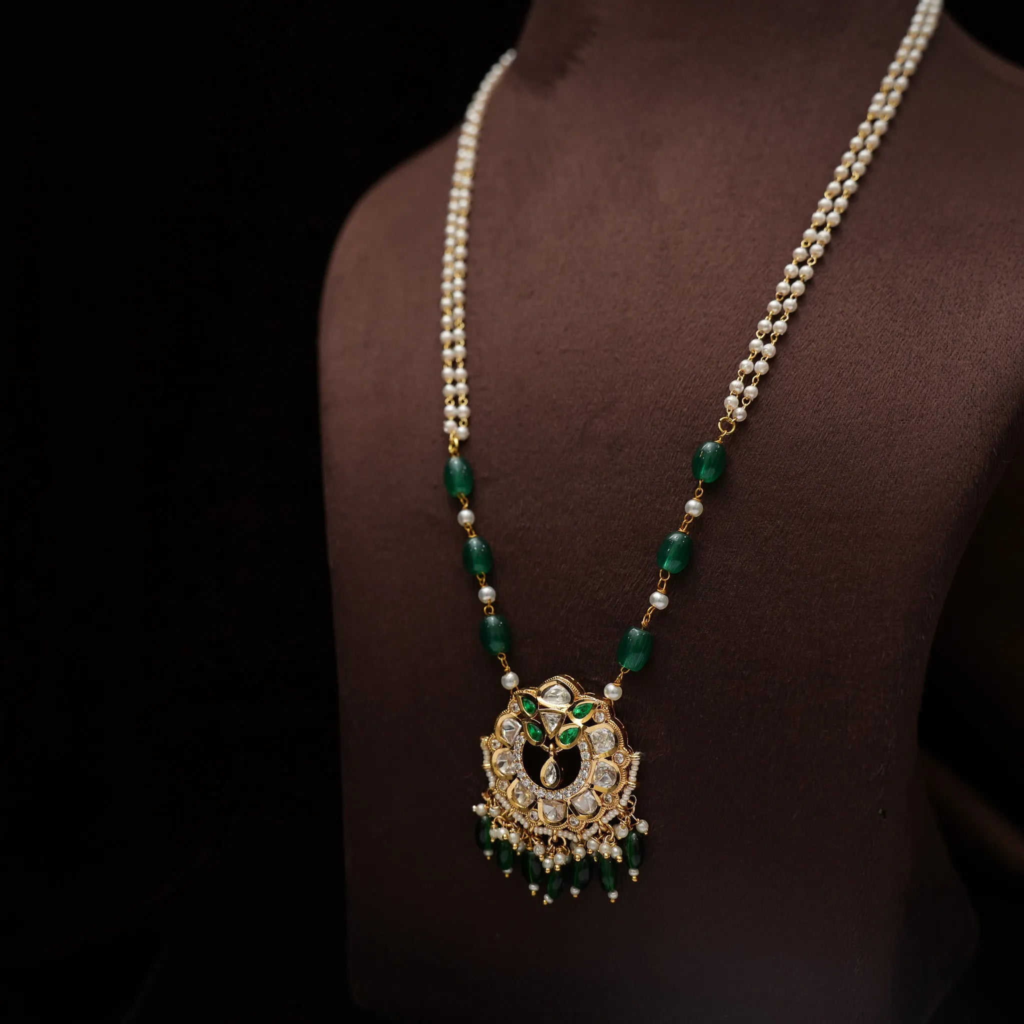 Celeste Pearl Victorian Necklace - Zara
