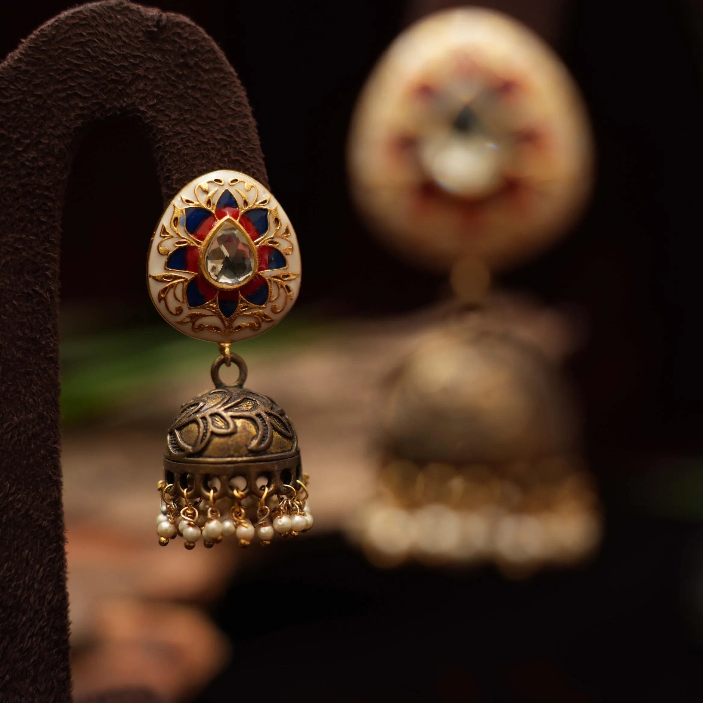 Chaitali Antique Earrings - Rimli Boutique