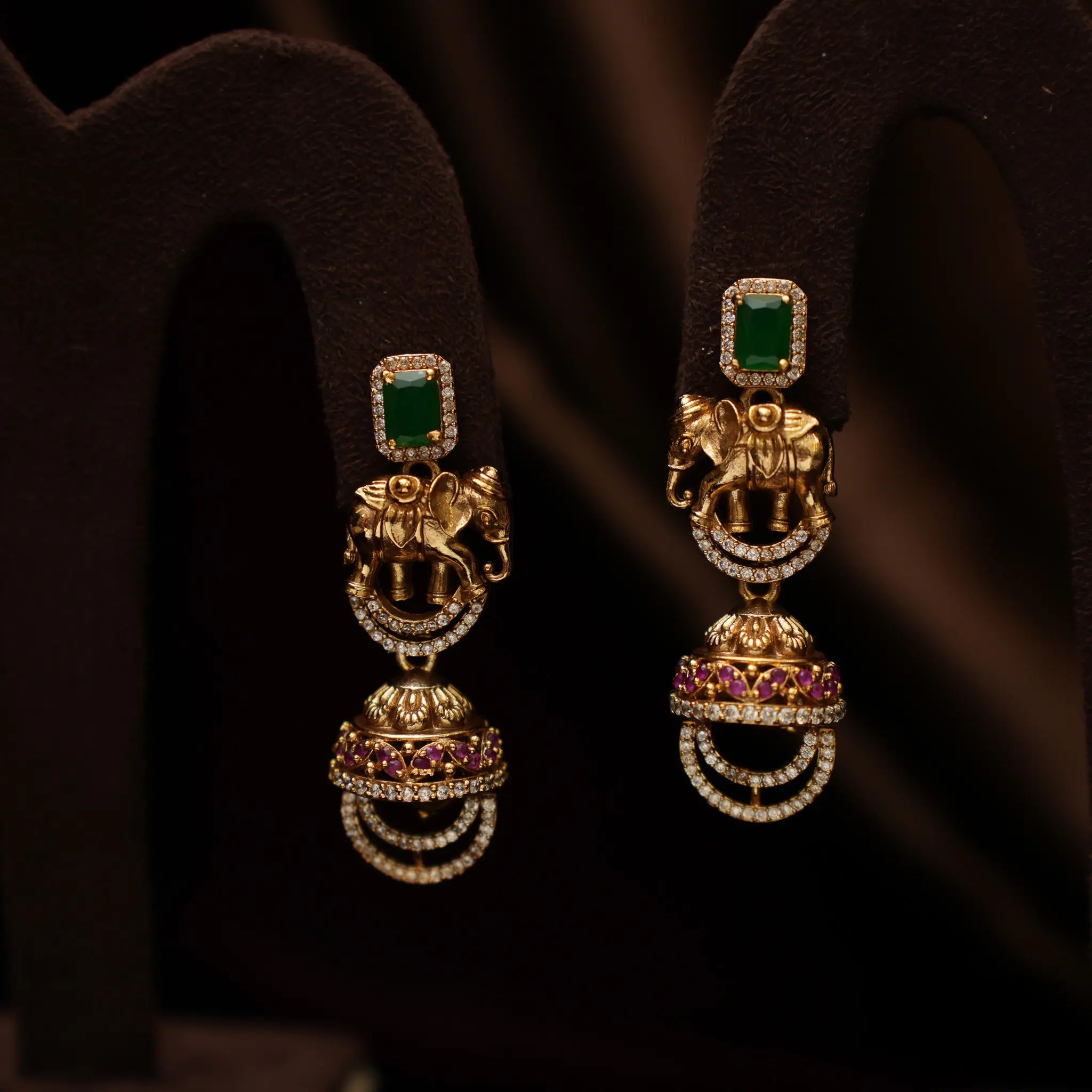 Chandika Antique Jhumka Earrings