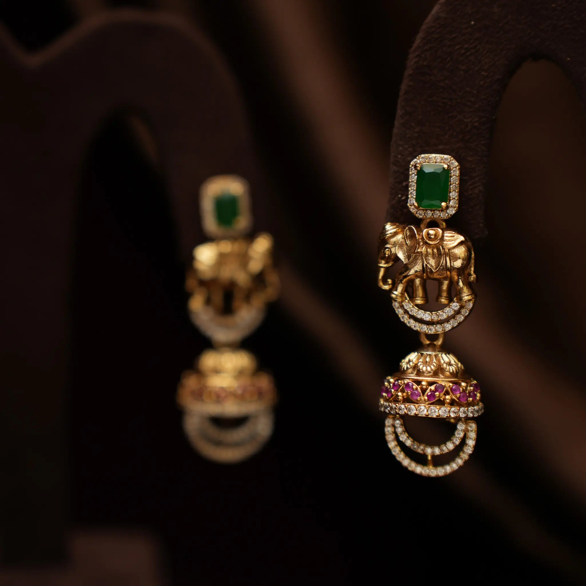 Chandika Antique Jhumka Earrings