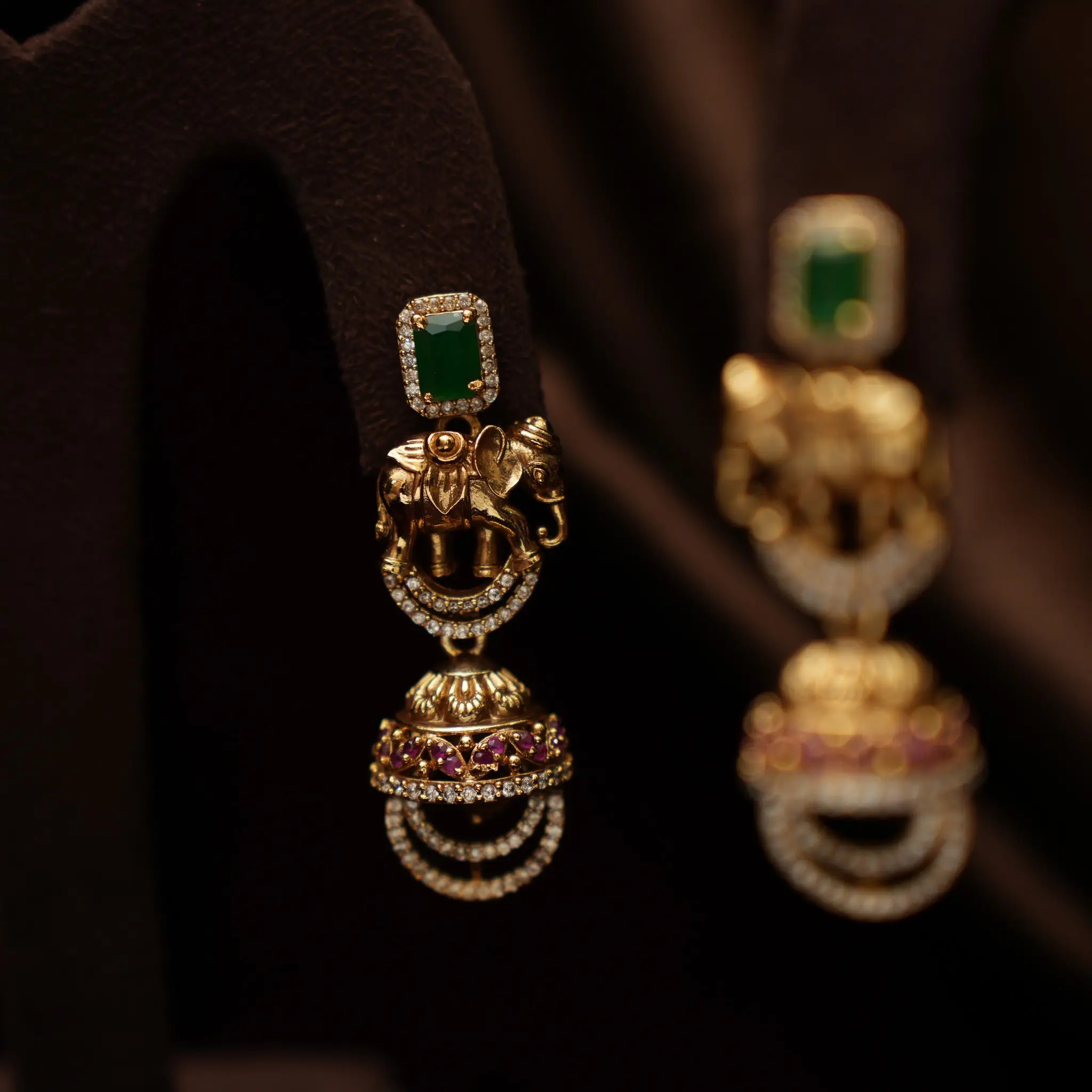 Chandika Antique Jhumka Earrings