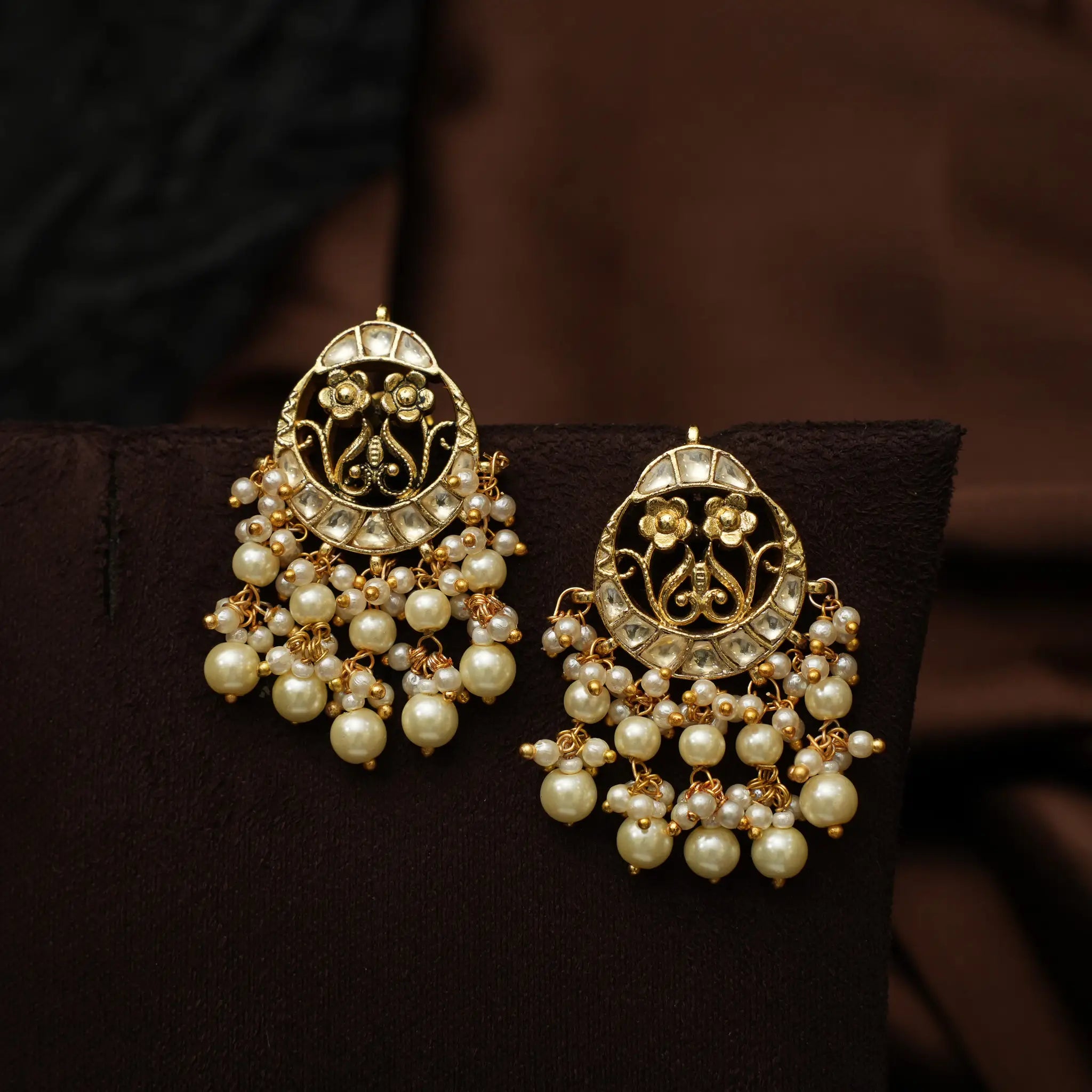 Chandrika Polki Ear Stud