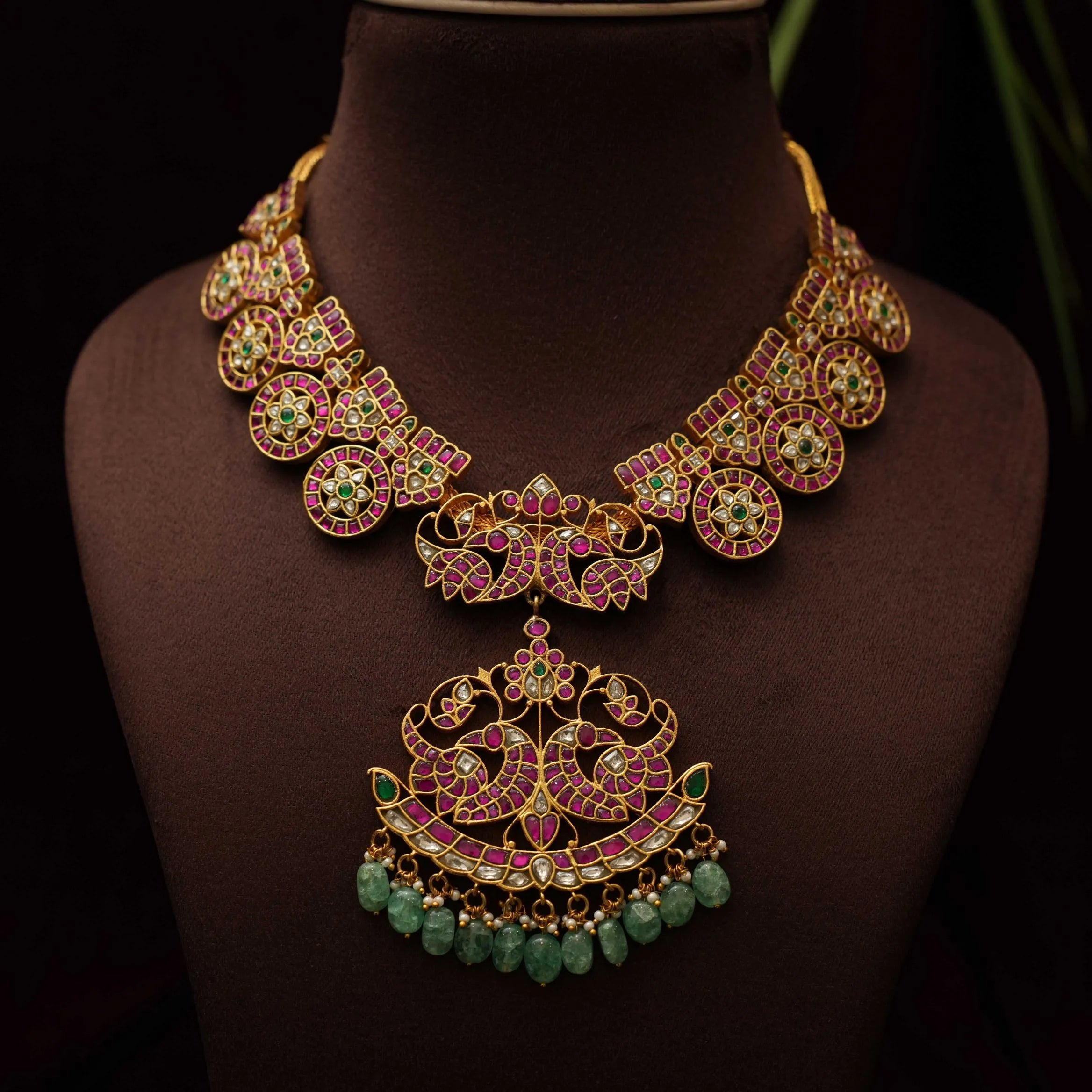 Charak Jadau Polki Necklace - Rimli Boutique