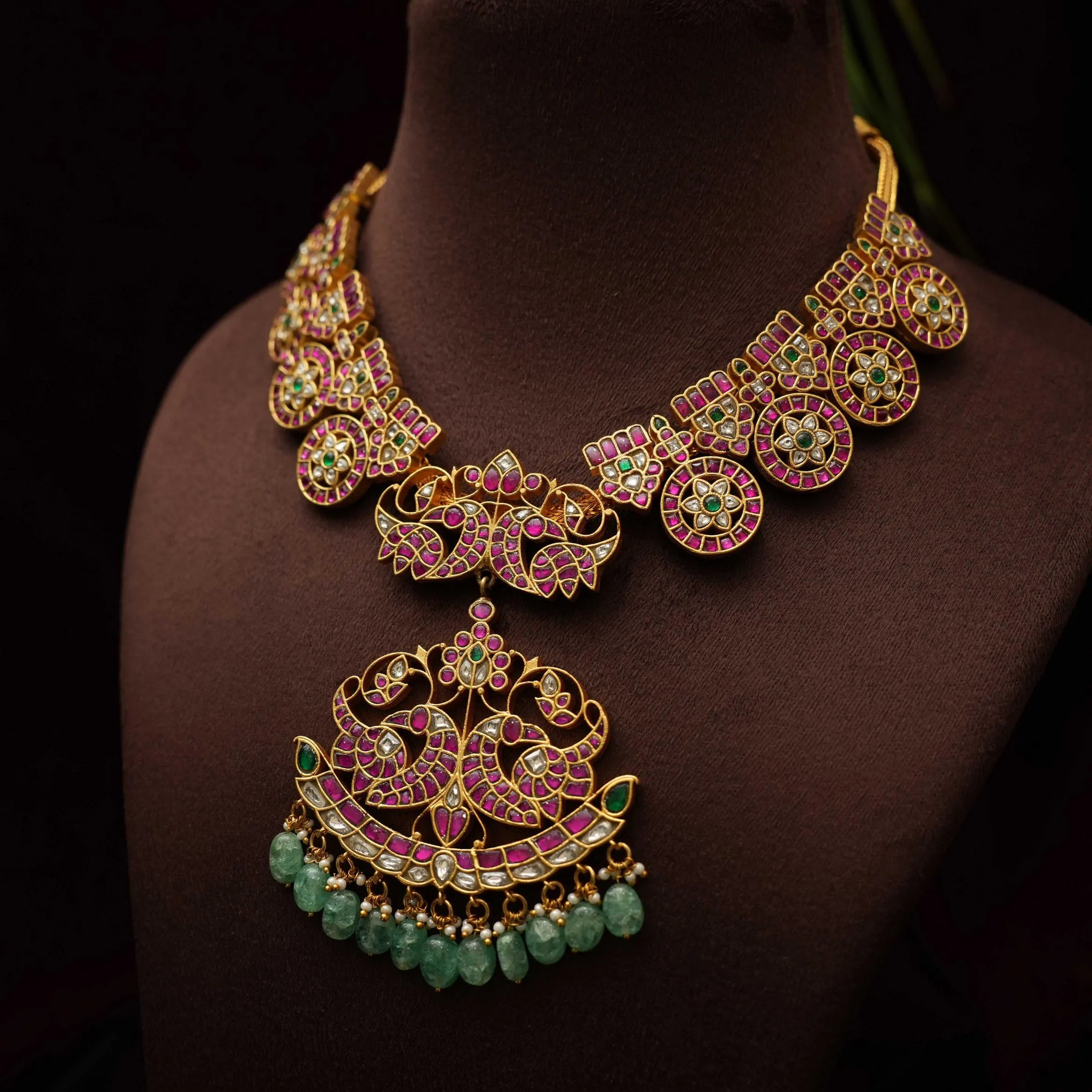 Charak Jadau Polki Necklace - Rimli Boutique