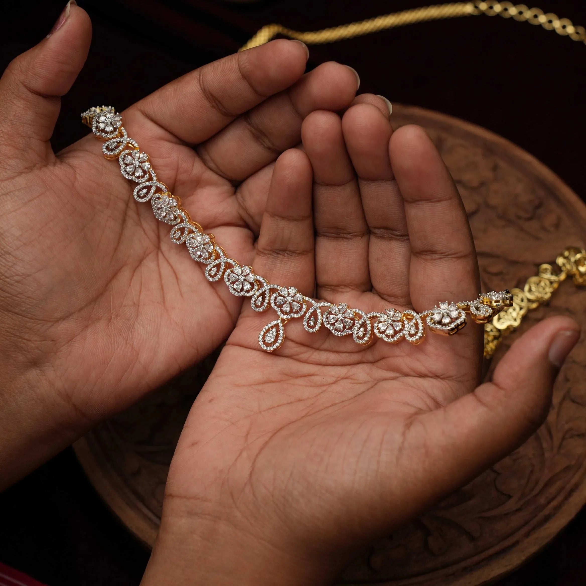 Charlotte Zircon Hip Belt