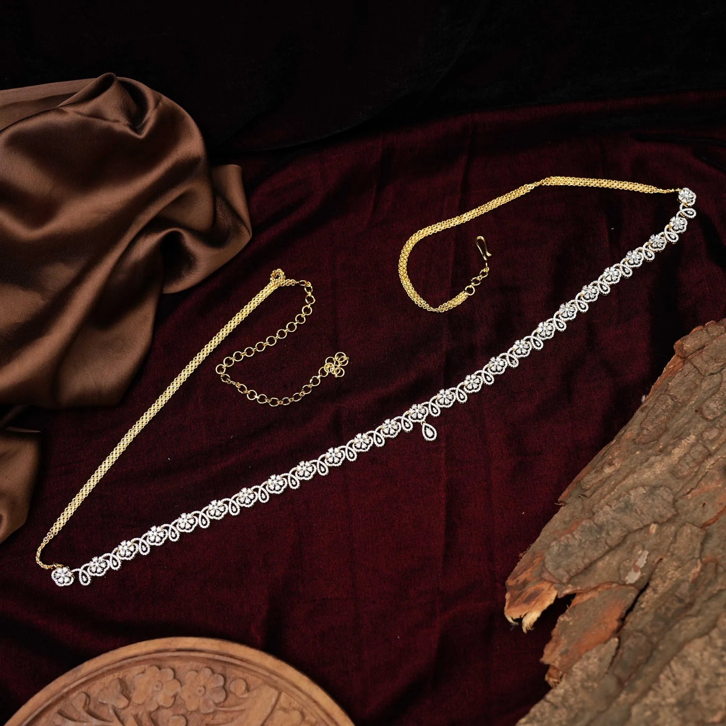 Charlotte Zircon Hip Belt