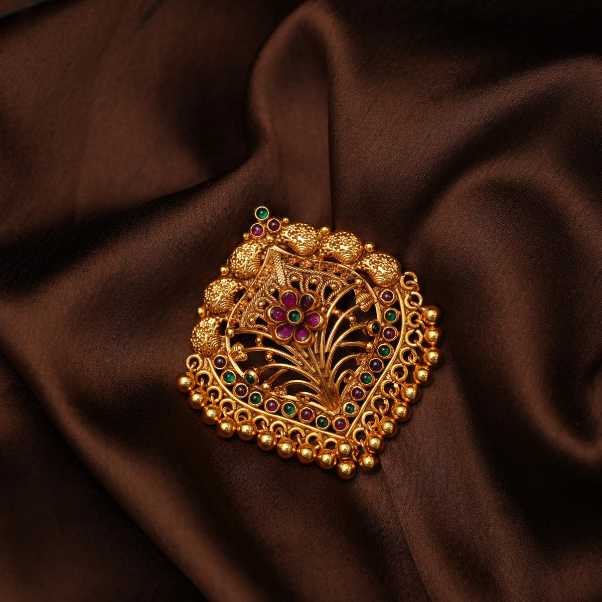 Charvitha Silver Pendant
