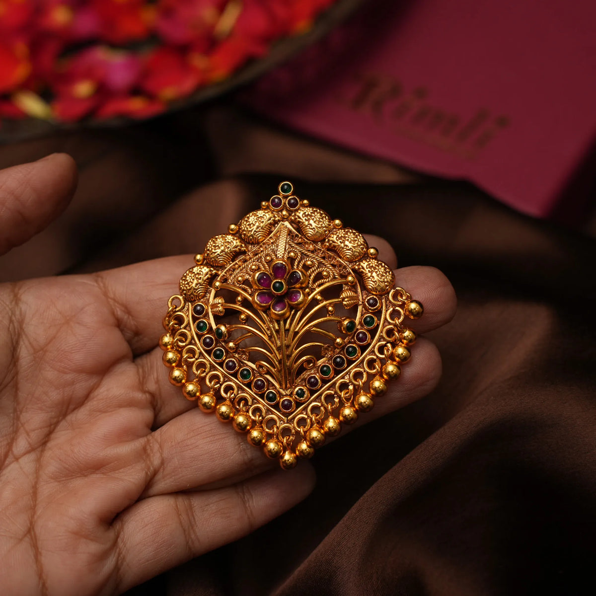 Charvitha Silver Pendant