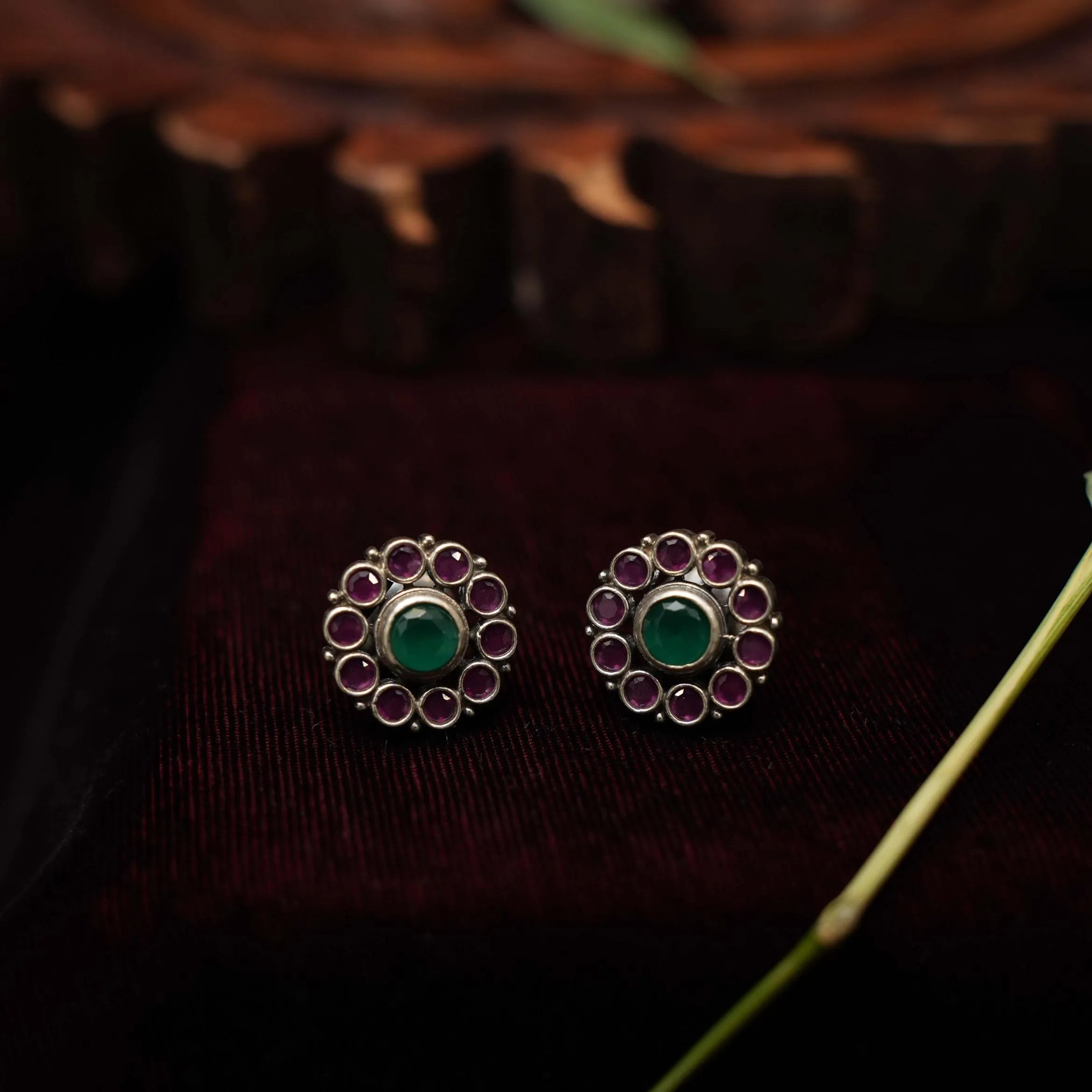 Chetaki Silver Ear Stud - Rimli Boutique