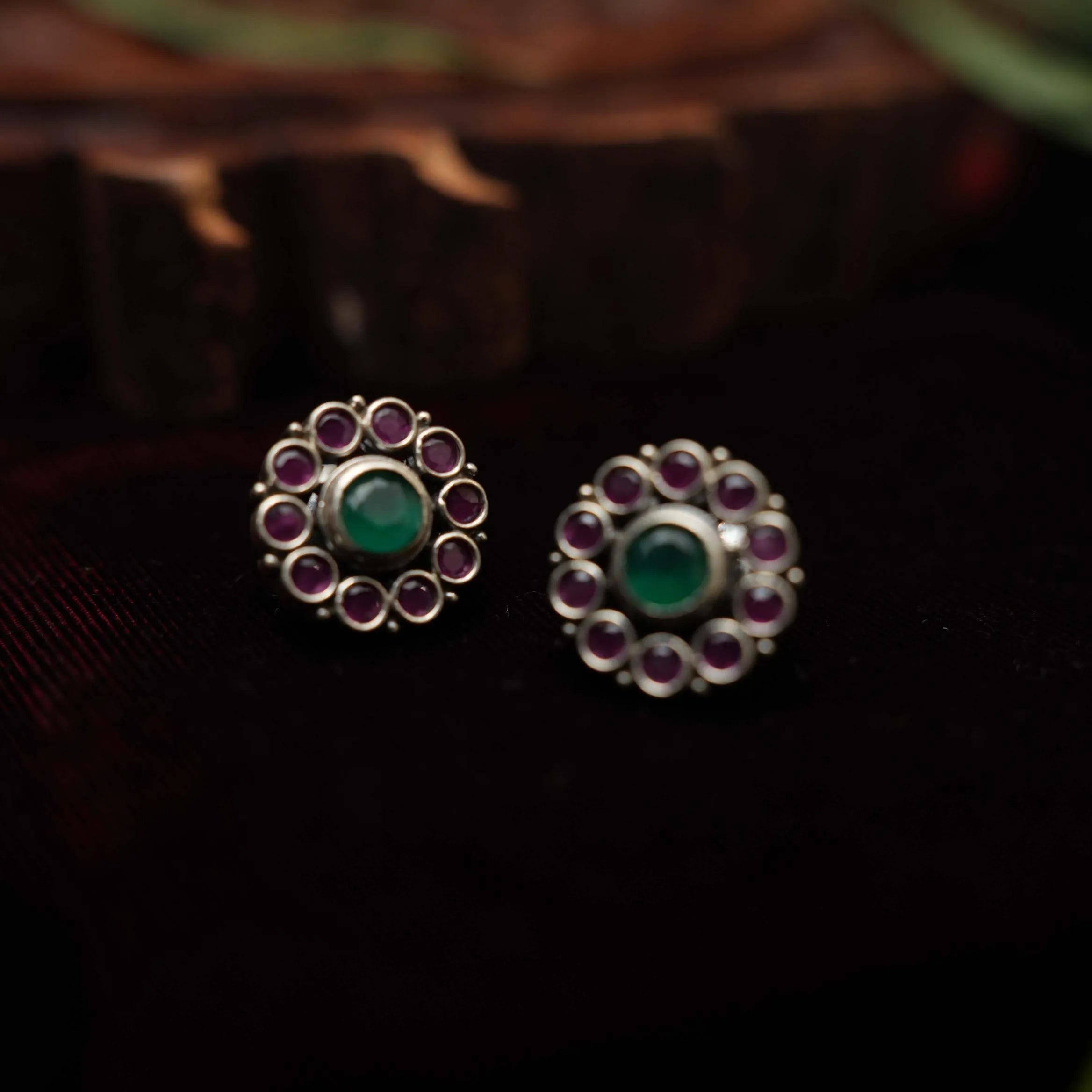 Chetaki Silver Ear Stud - Rimli Boutique