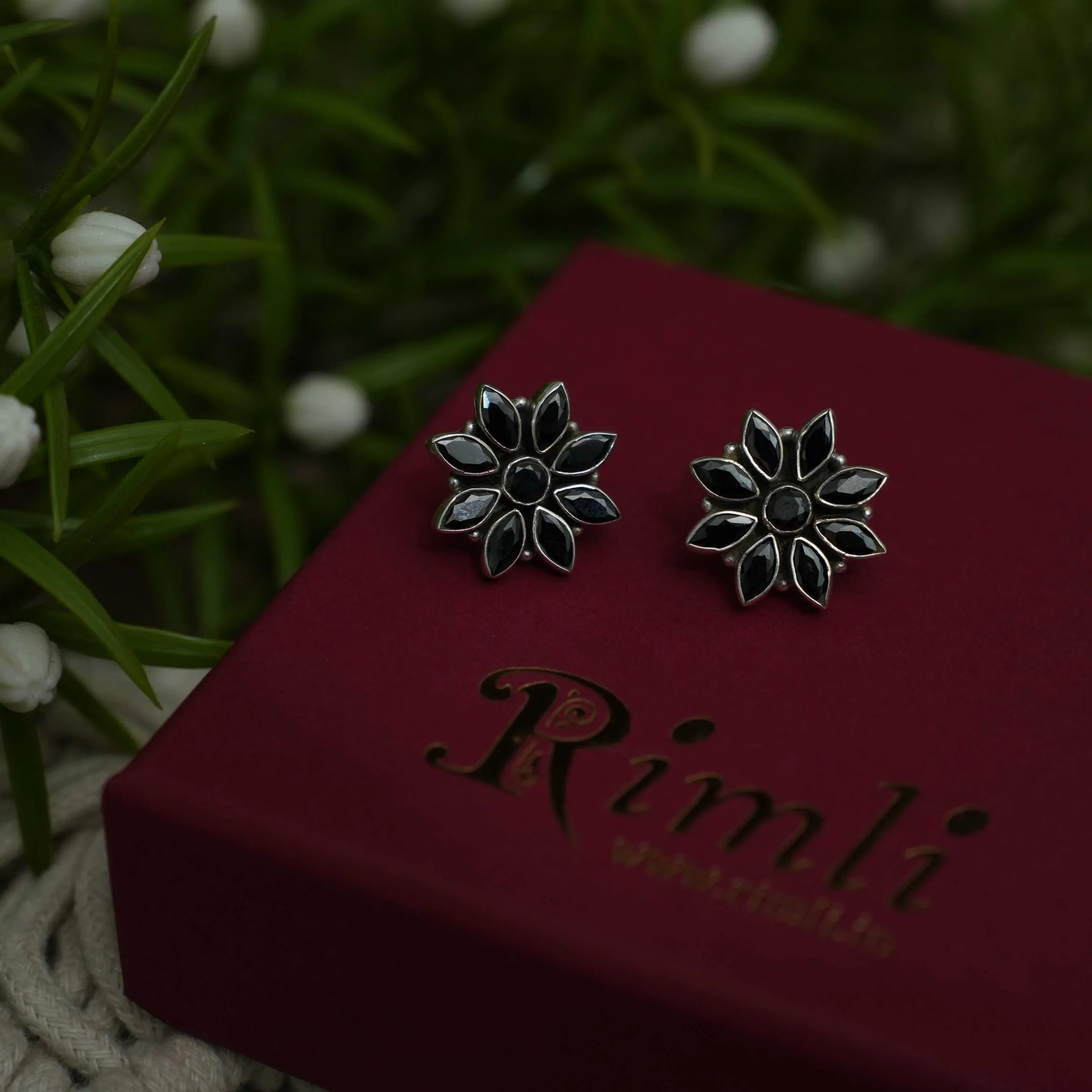 Chitrali Silver Ear Stud