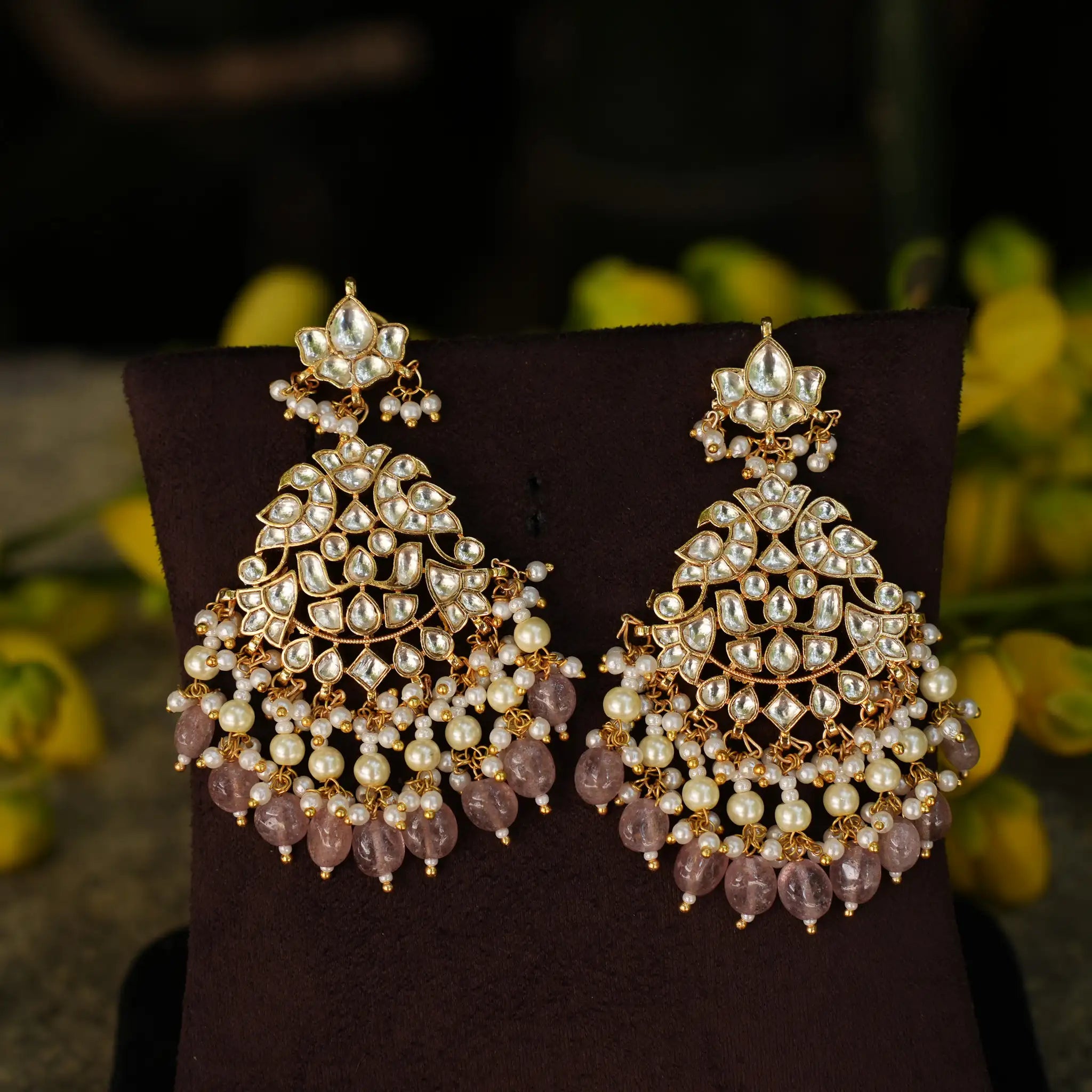 Chitrani Polki Chandabli Earrings