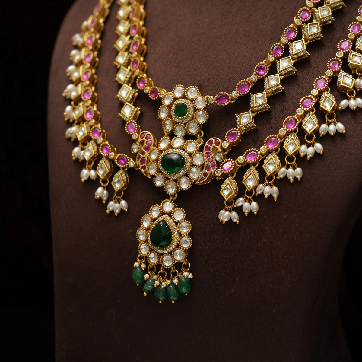 Cinthana Statement Polki Necklace
