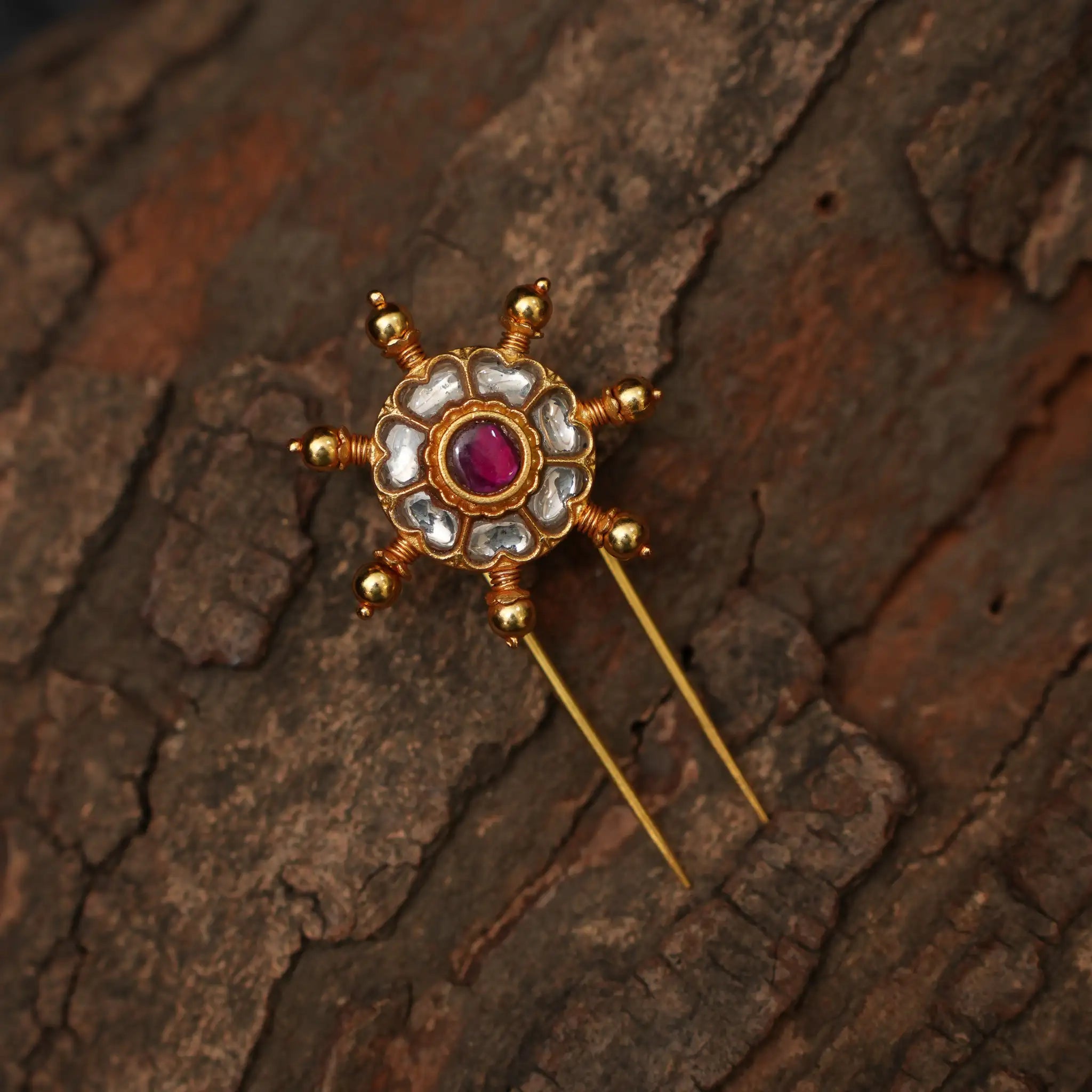 Cirayu Silver Hair Pin