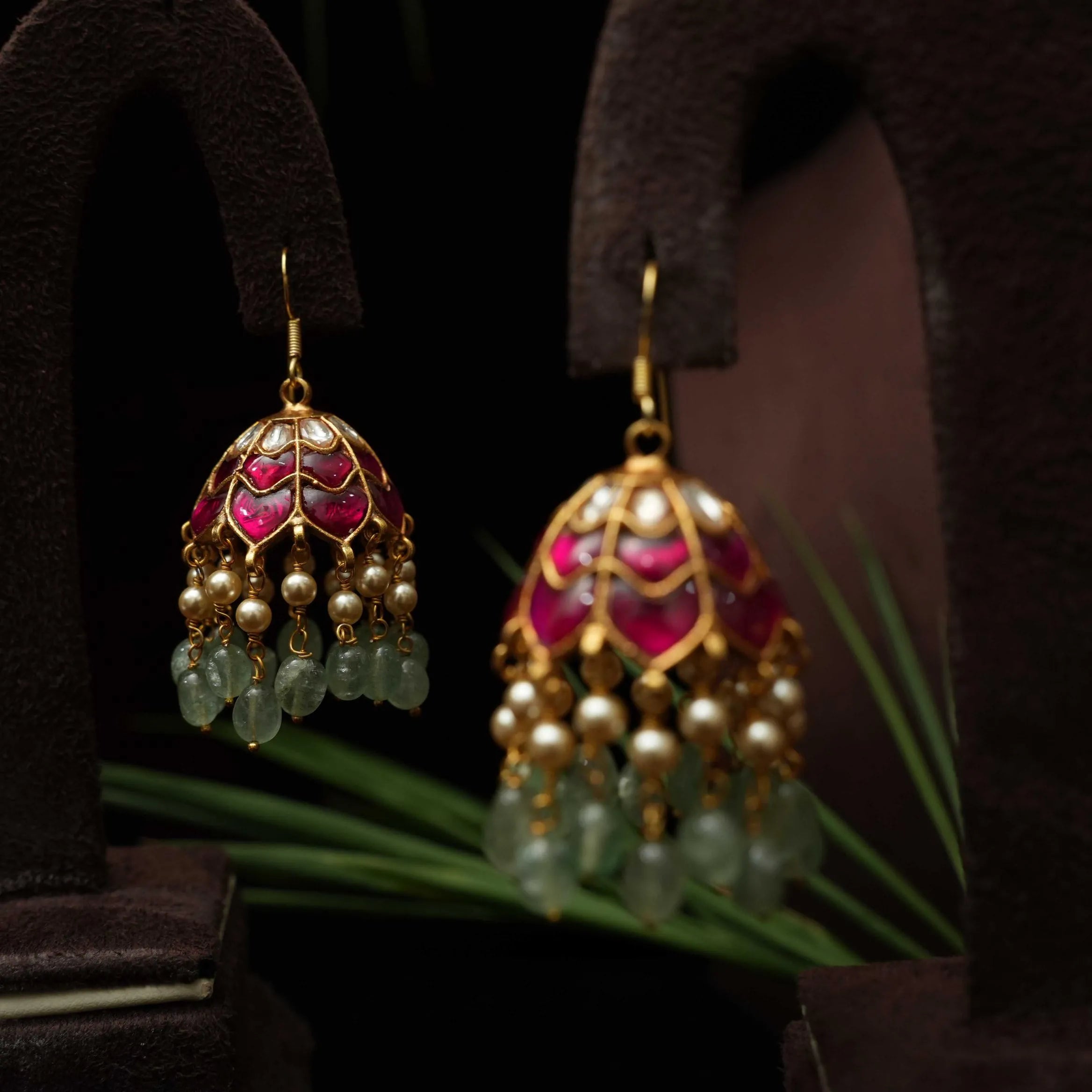 Citara Silver Jhumka Earrings