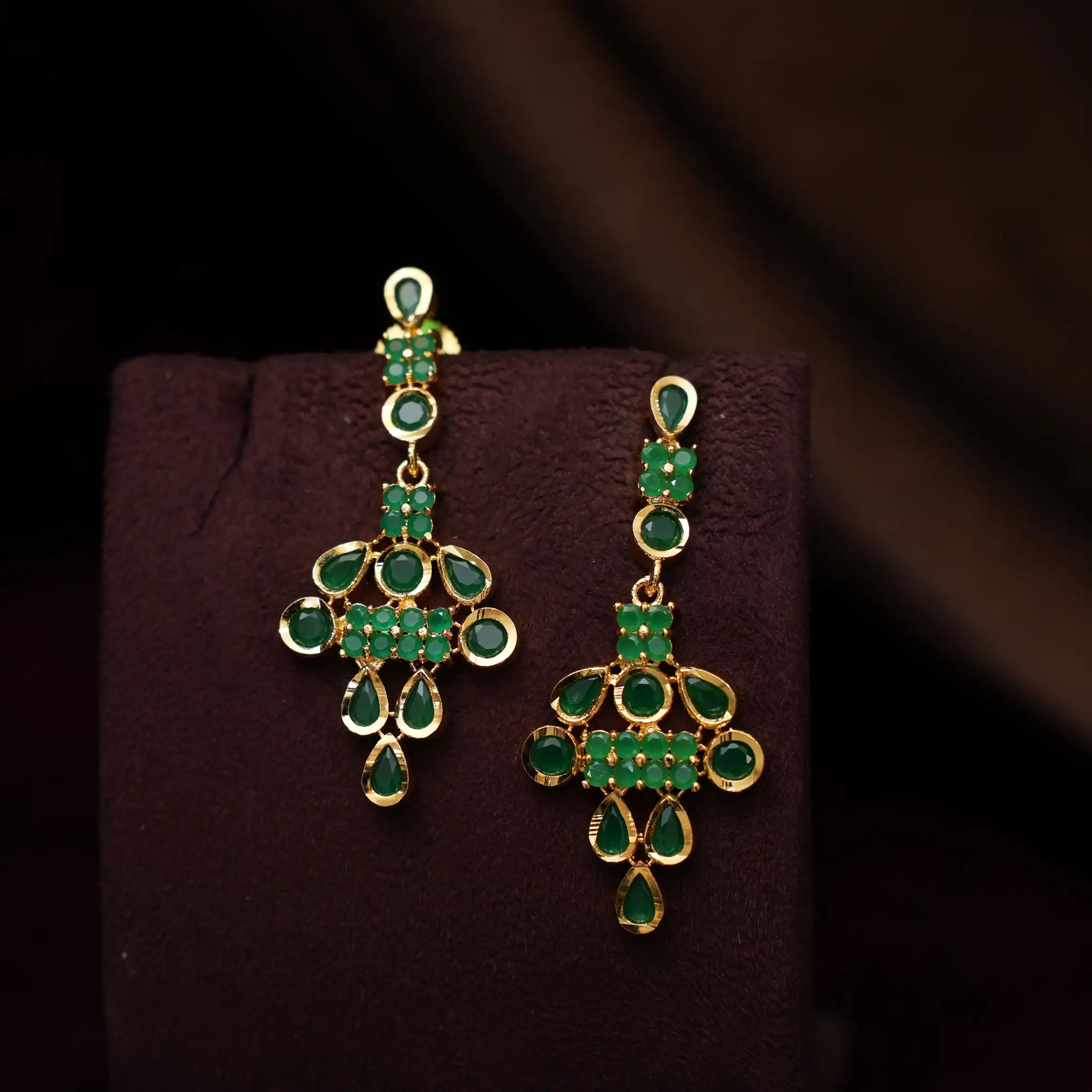 Clara Polki Necklace - Green