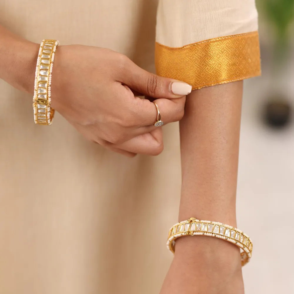 Classic Polki Bangles