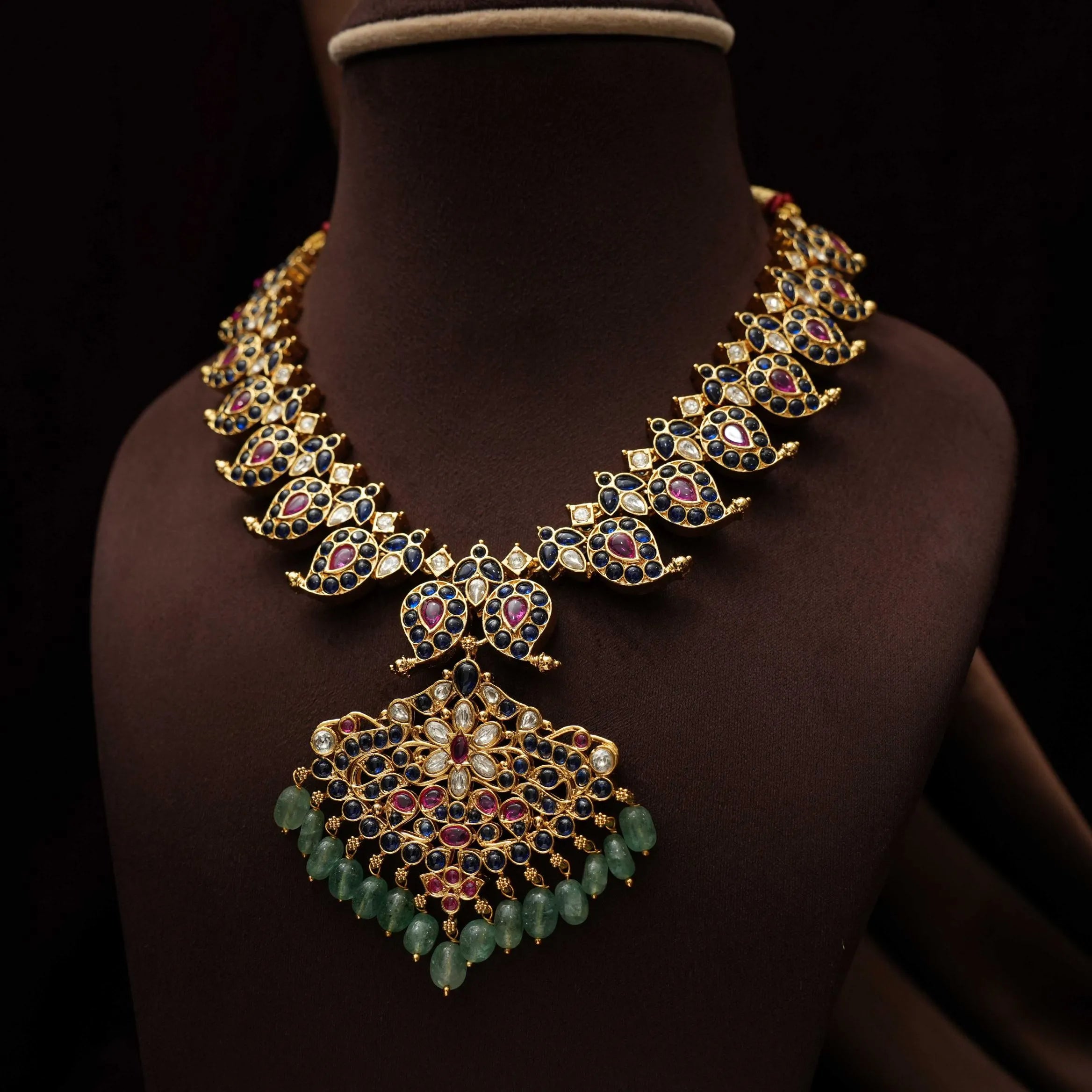 Dakota Antique Mango Reversible Necklace - Pari