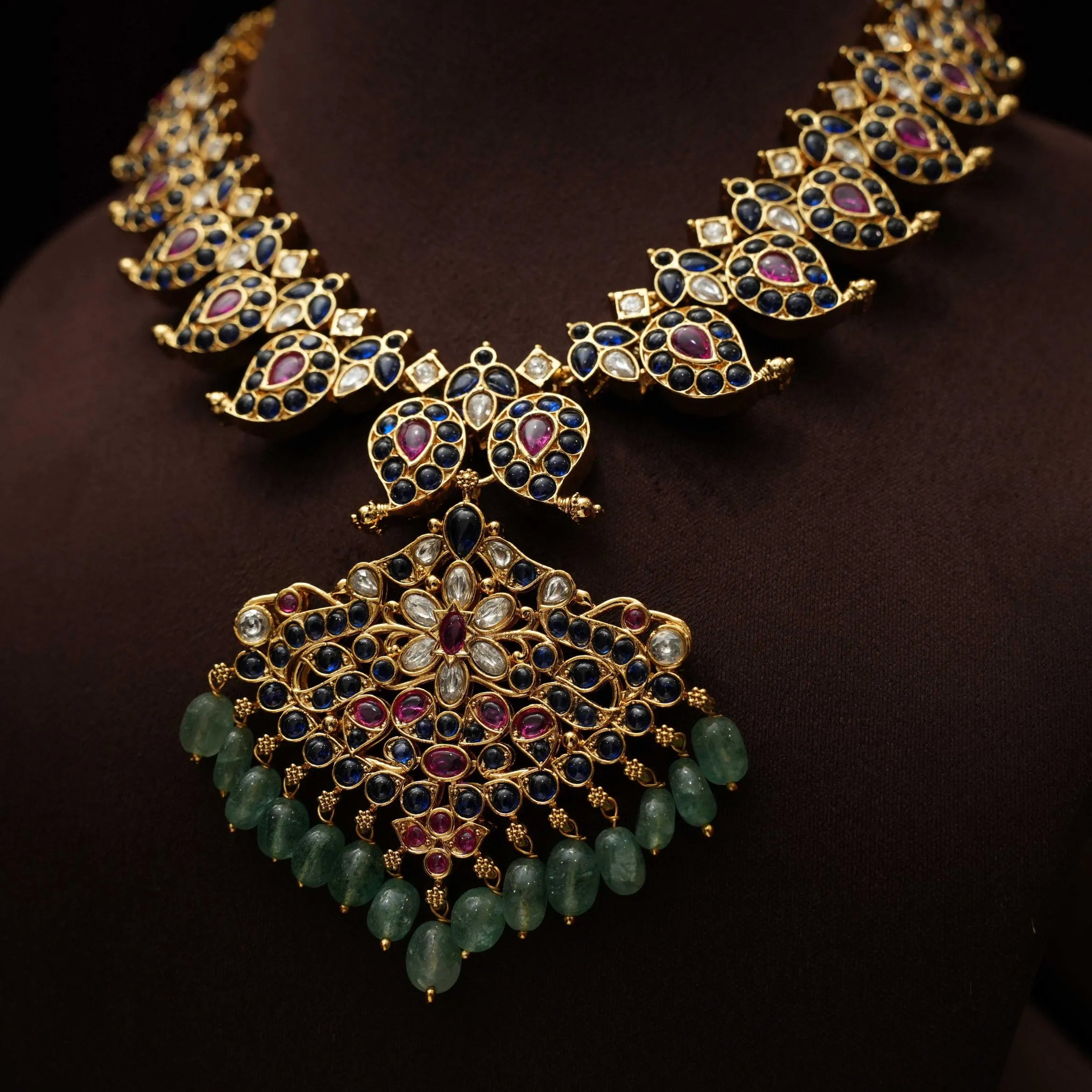 Dakota Antique Mango Reversible Necklace - Pari