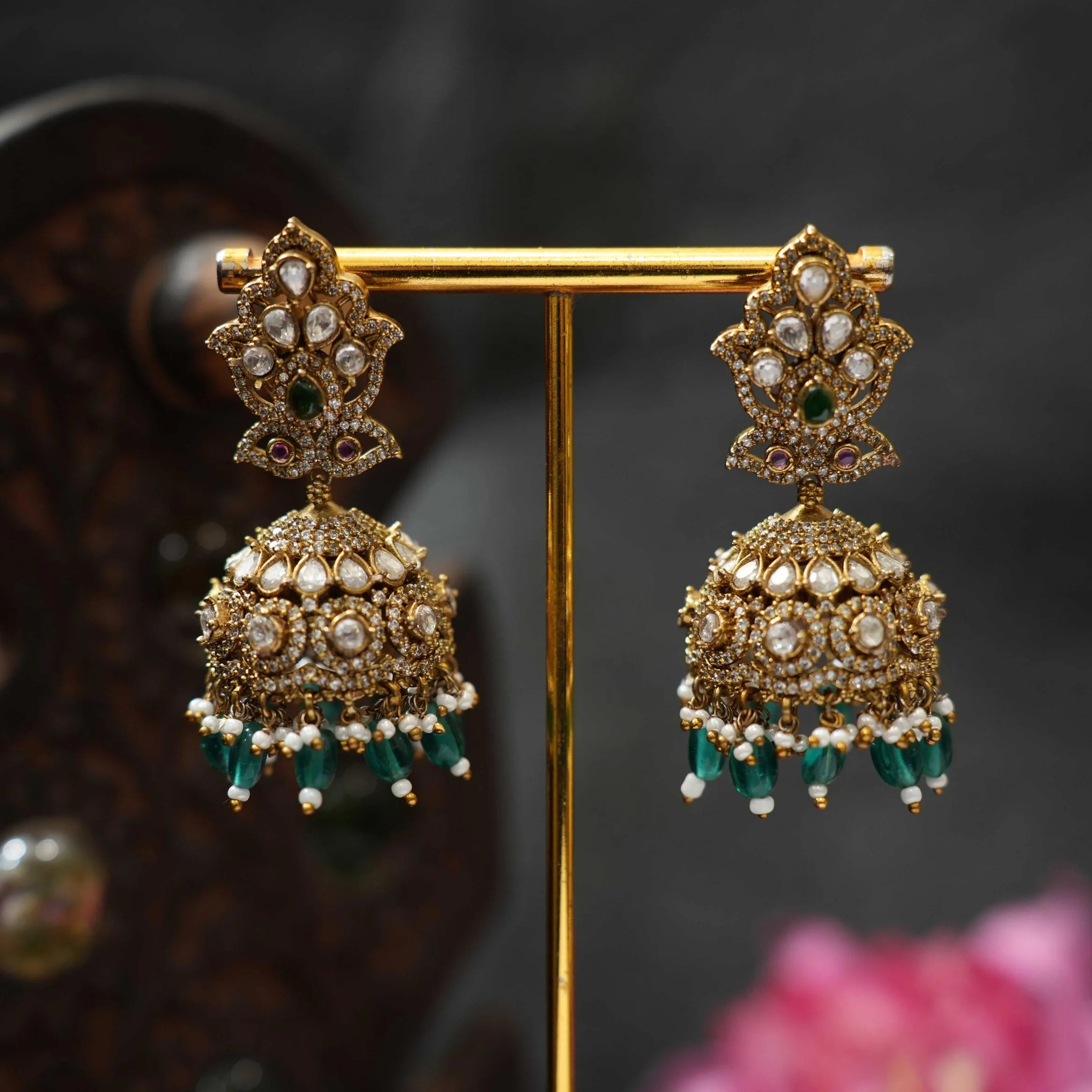 Daksha Victorian Jhumka Earrings