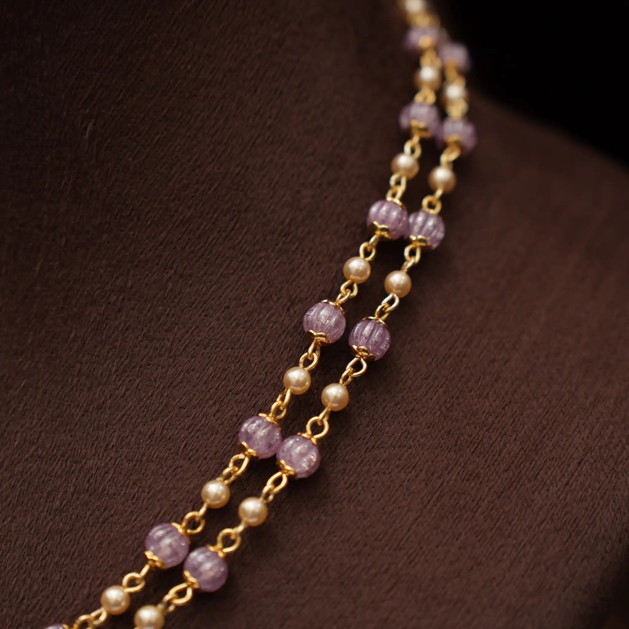 Damni Beaded Necklace - Light Pink