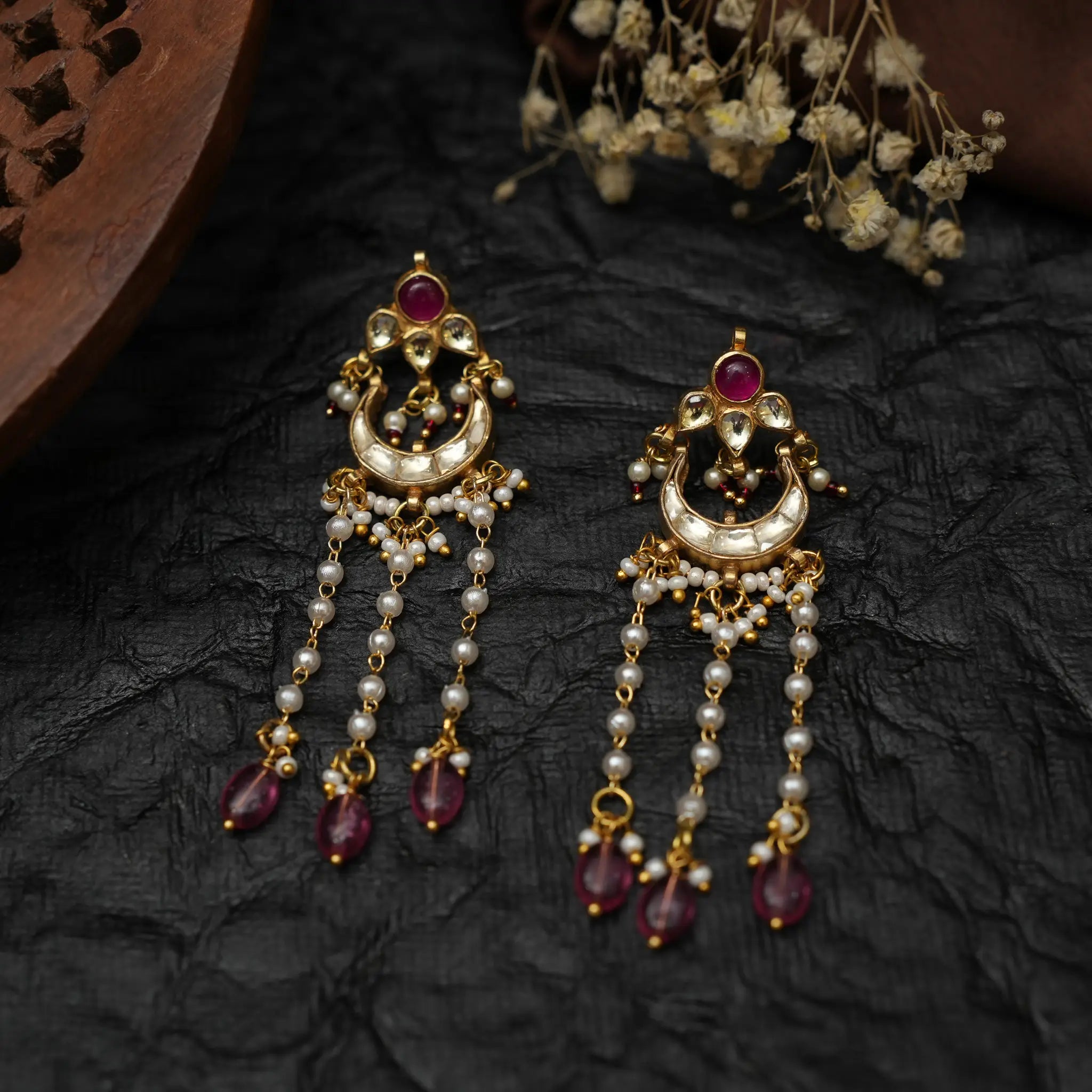 Darika Polki Chandabli Earirngs