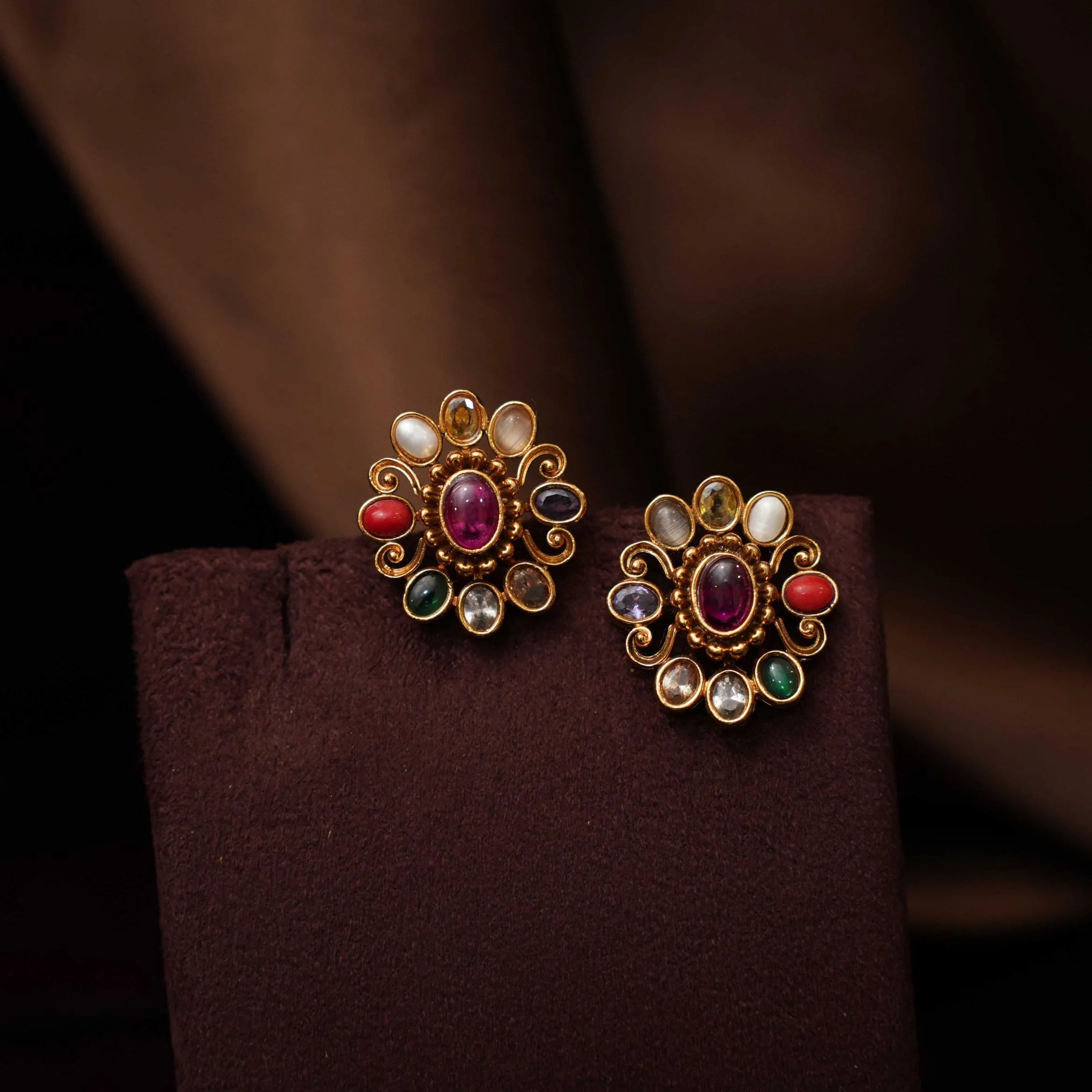 Davitha Antique Ear Stud