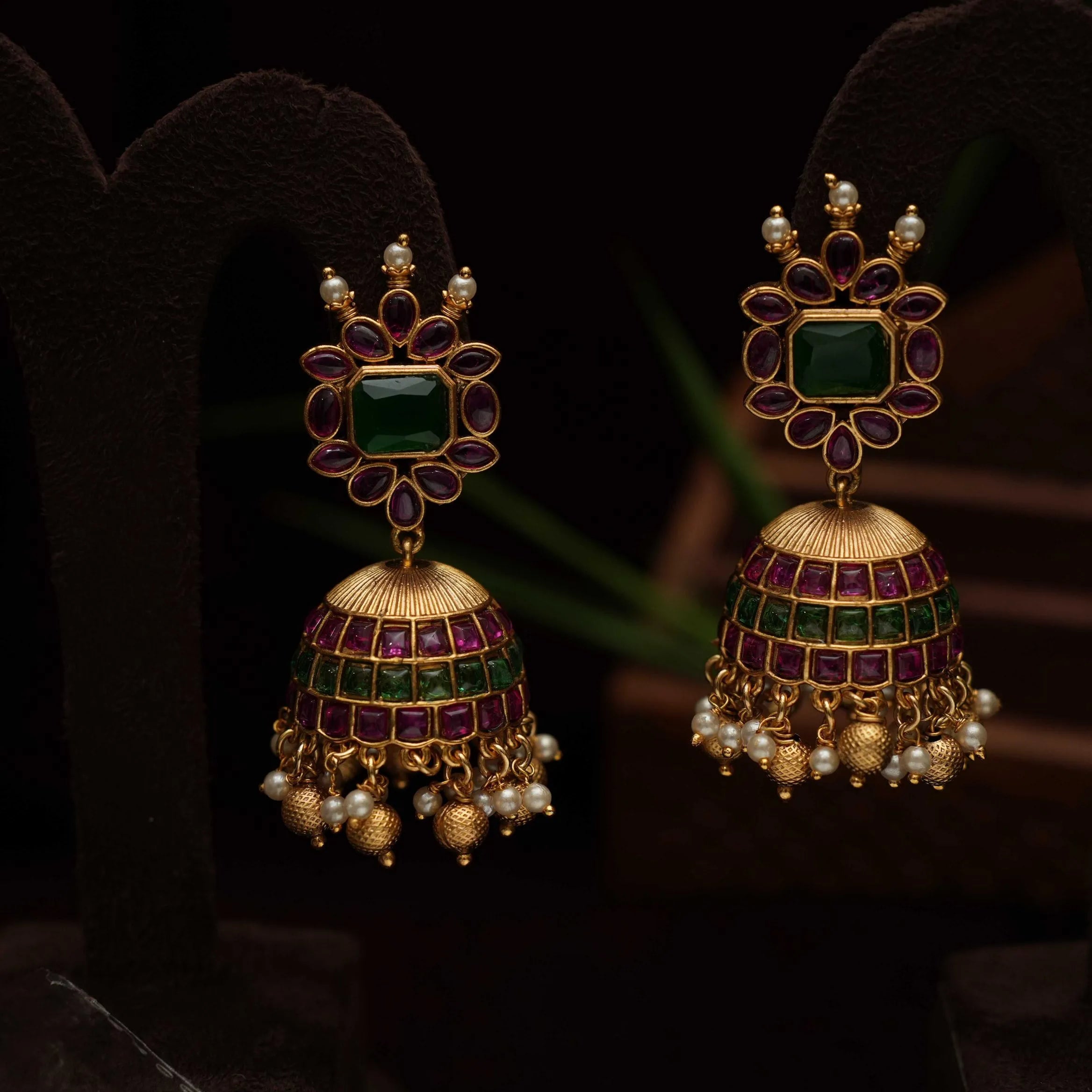 Devi Antique Jhumka Earrings