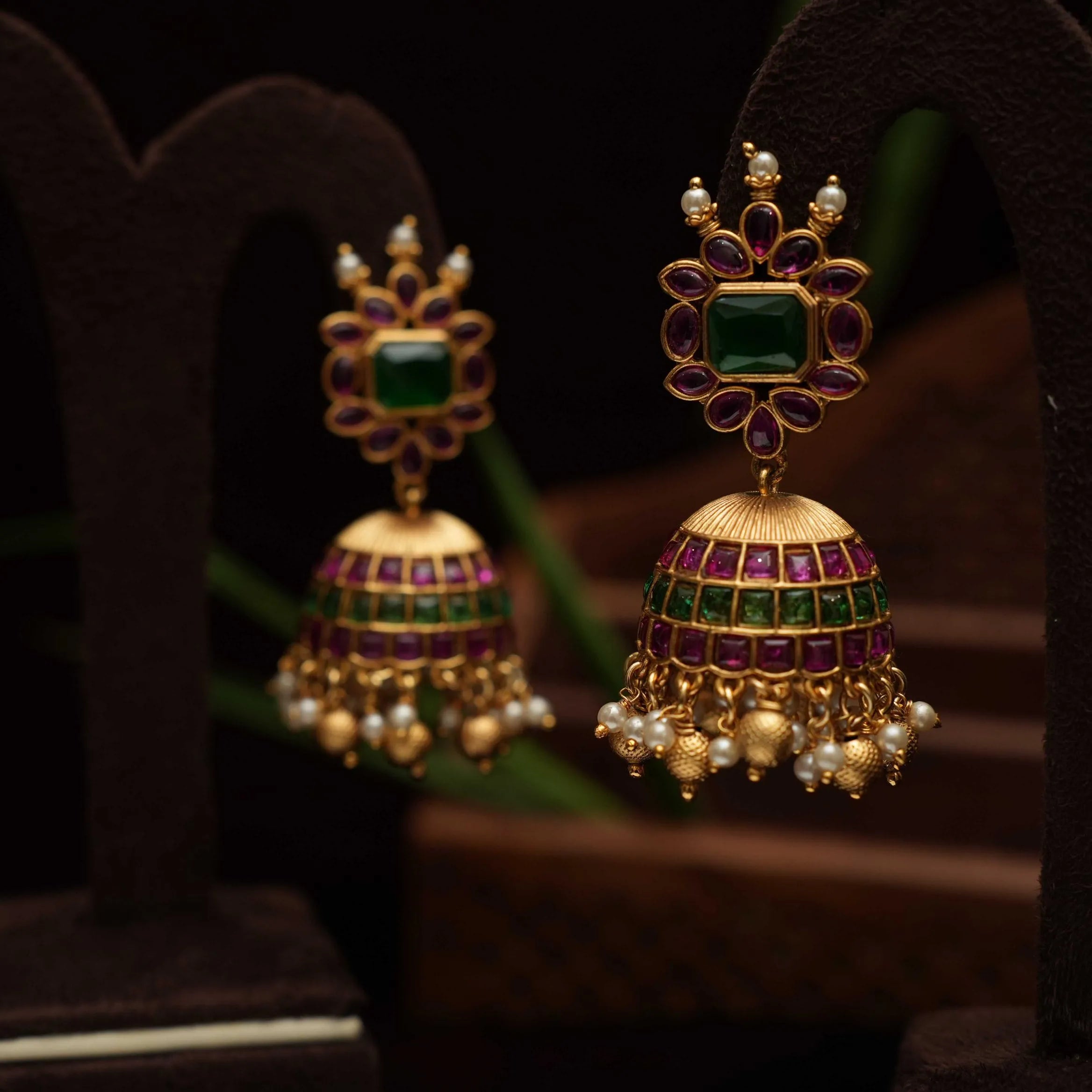 Devi Antique Jhumka Earrings