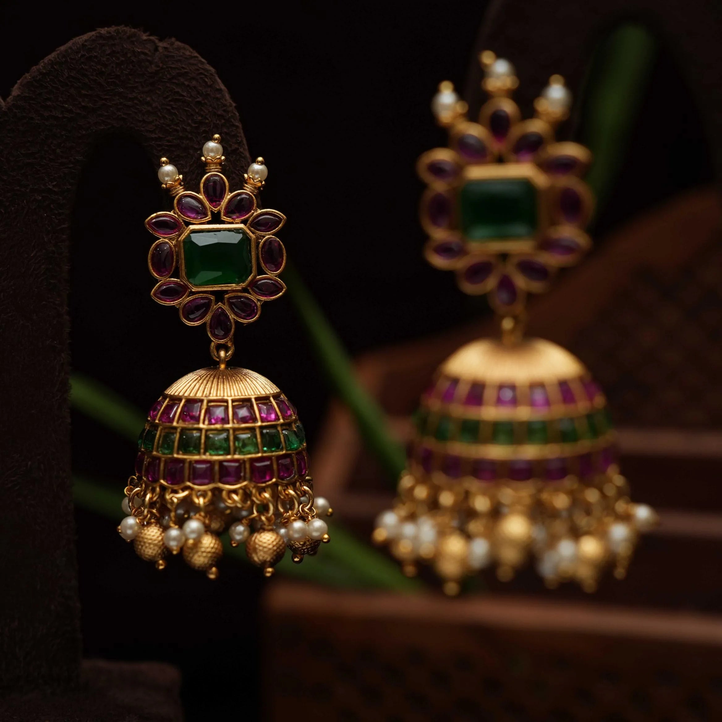 Devi Antique Jhumka Earrings