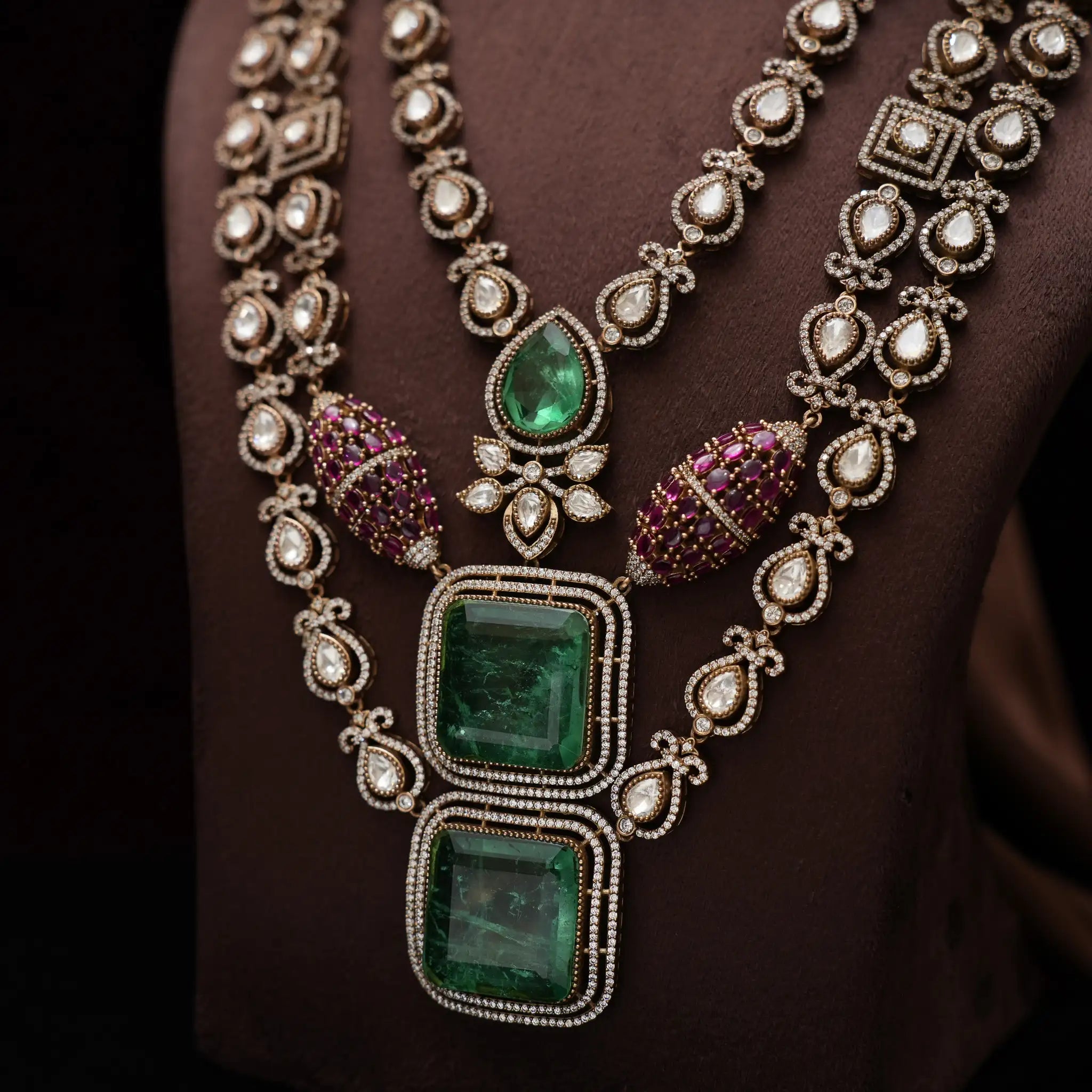 Devisha Victorian Kundan Necklace