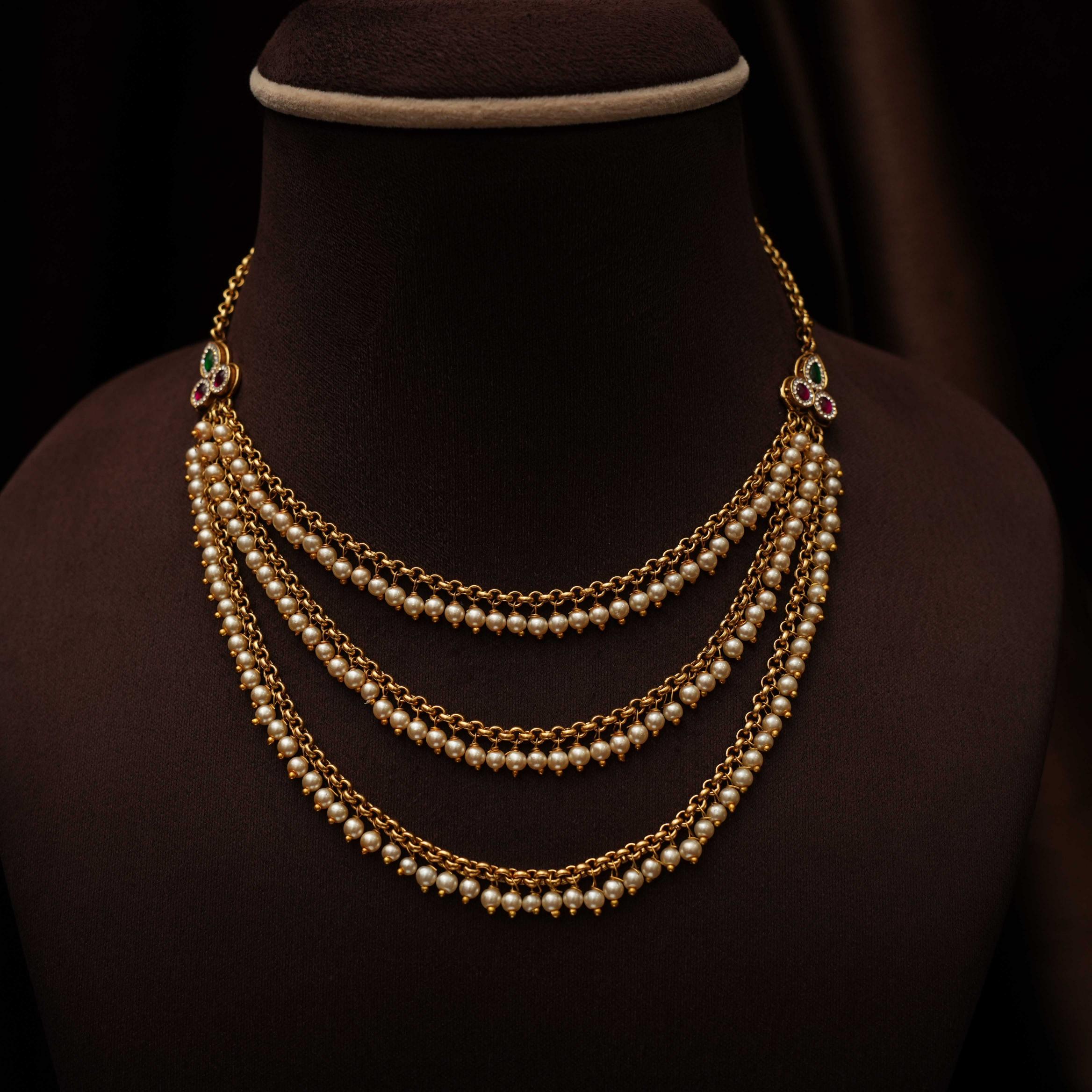 Devyesh Antique Minimal Necklace