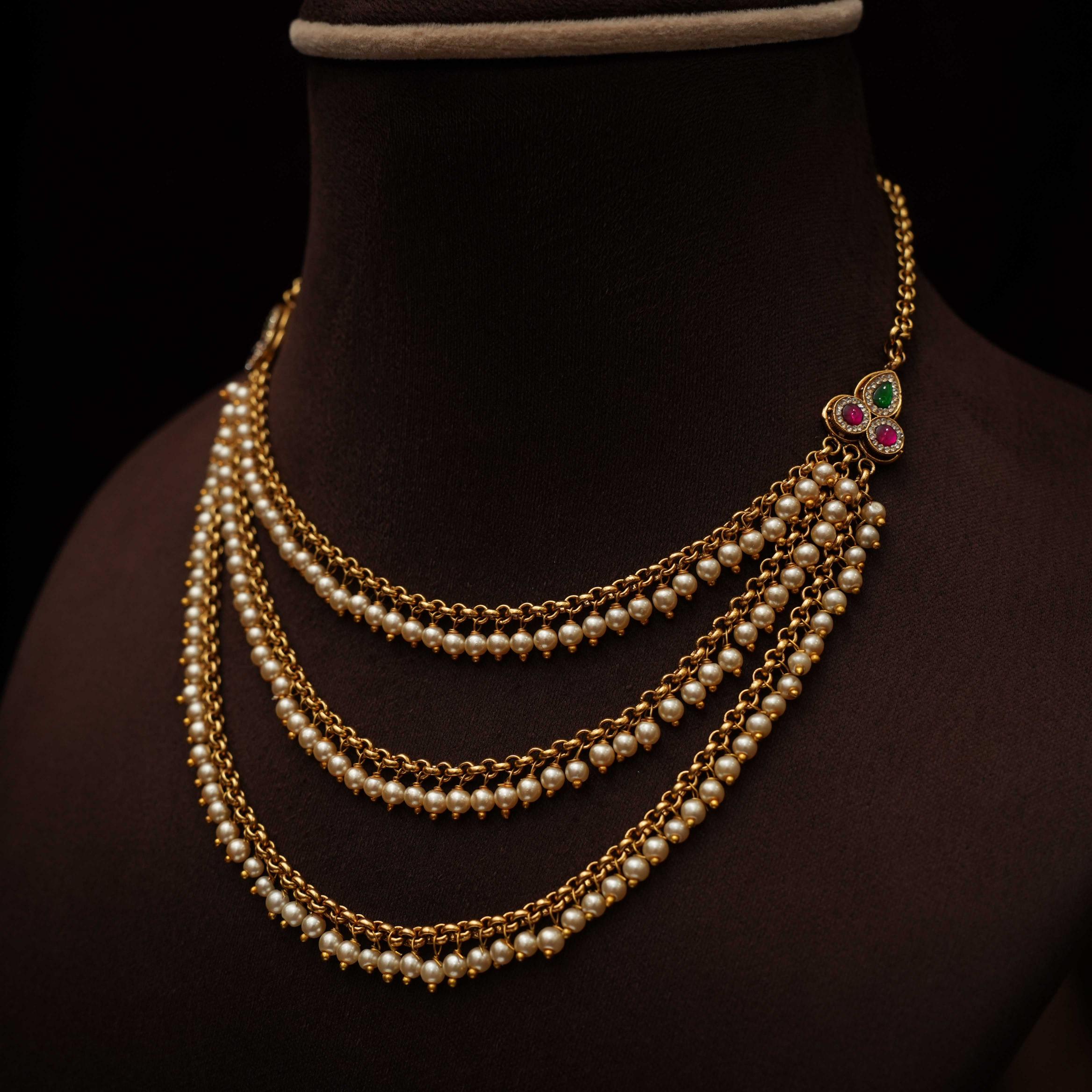 Devyesh Antique Minimal Necklace