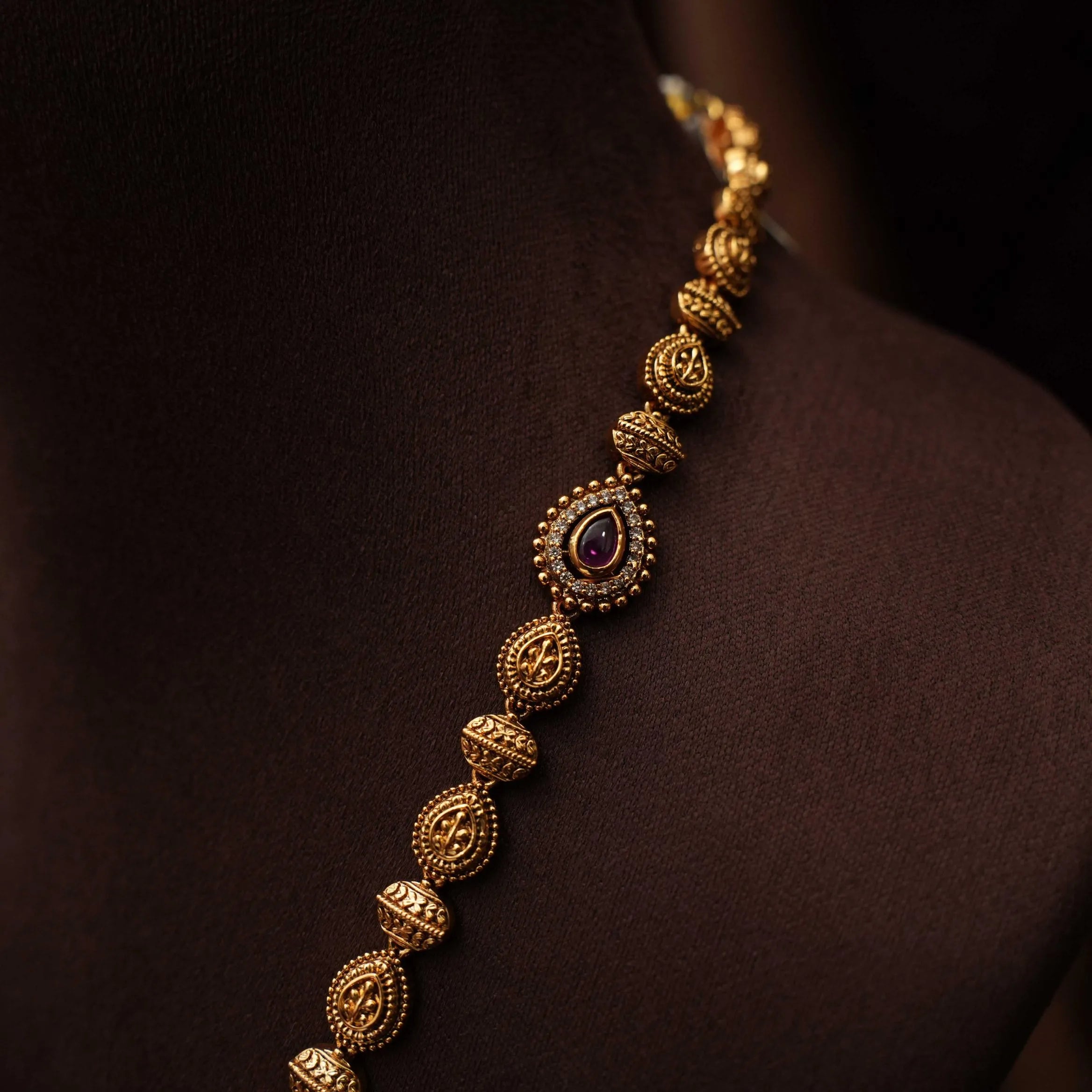 Devyesh Antique Necklace - Long