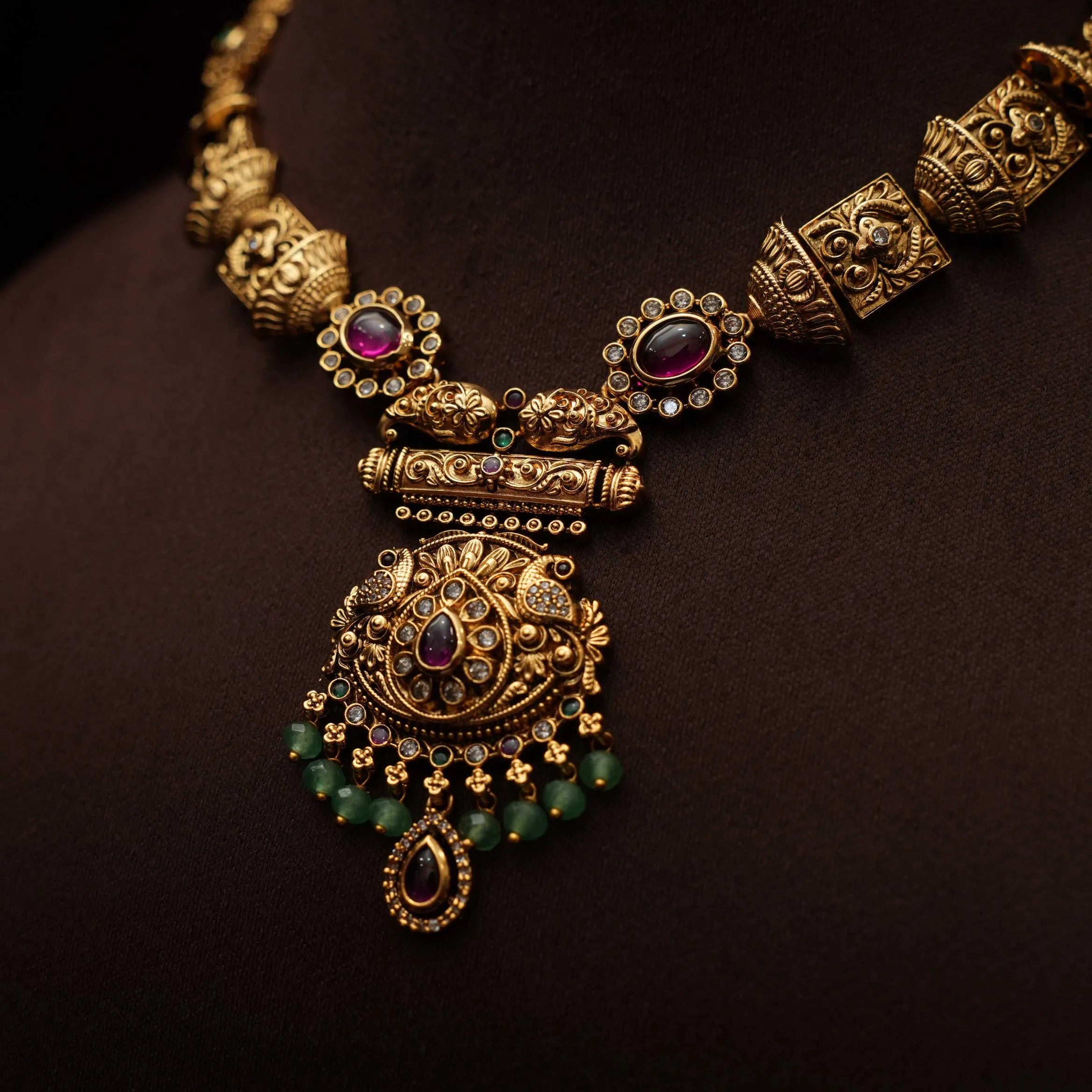 Devyesh Antique Necklace - Short