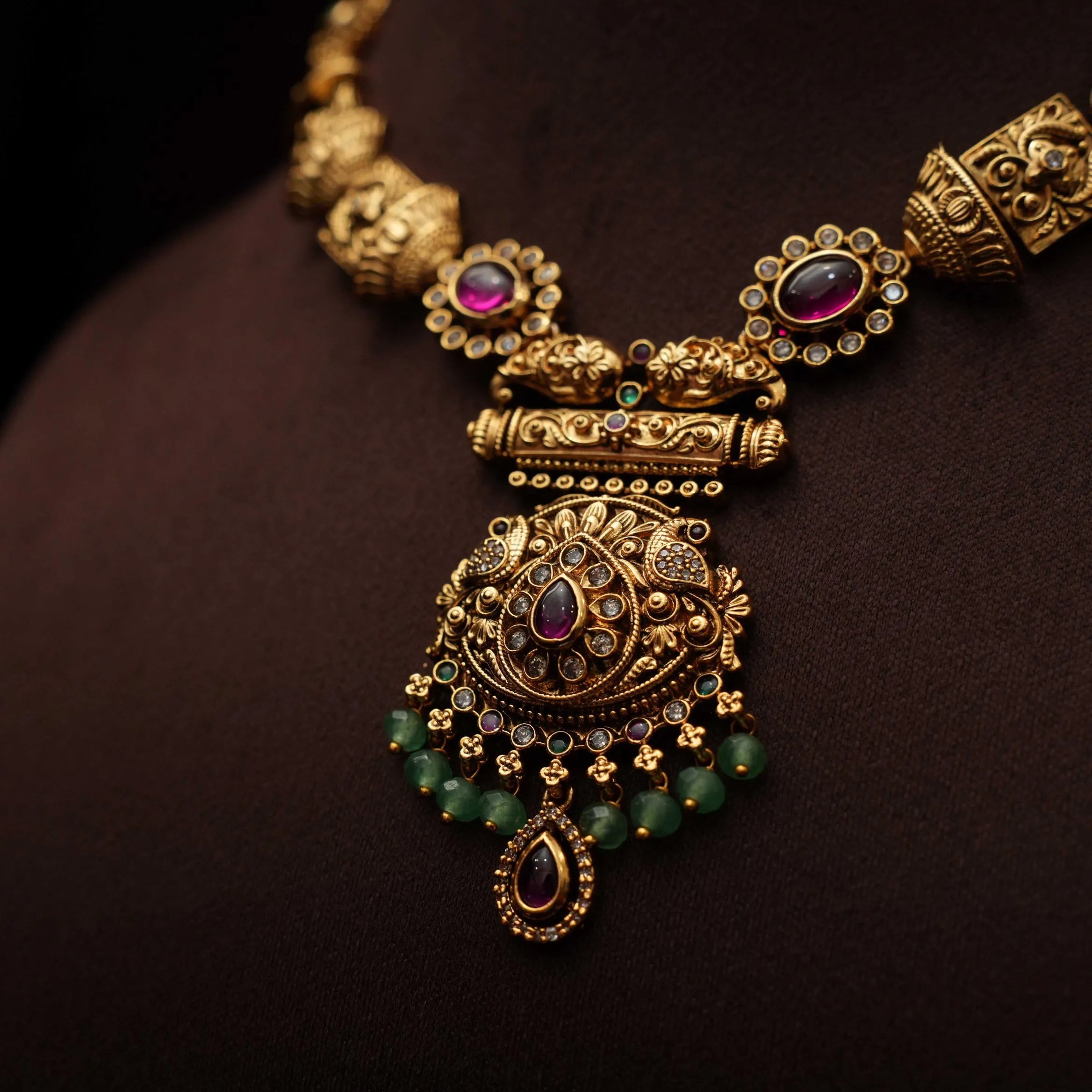 Devyesh Antique Necklace - Short