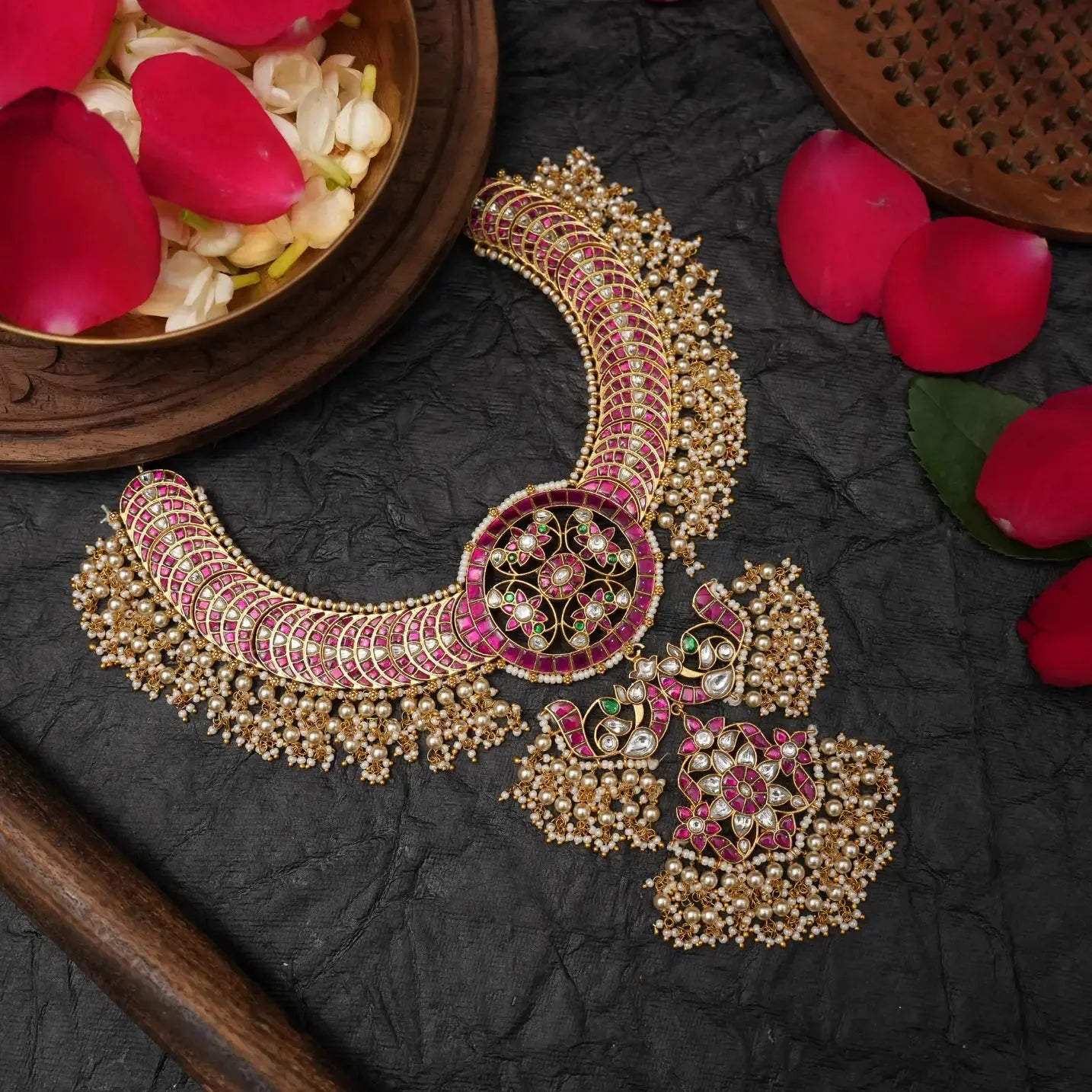 Dhairya Jadau Polki Necklace