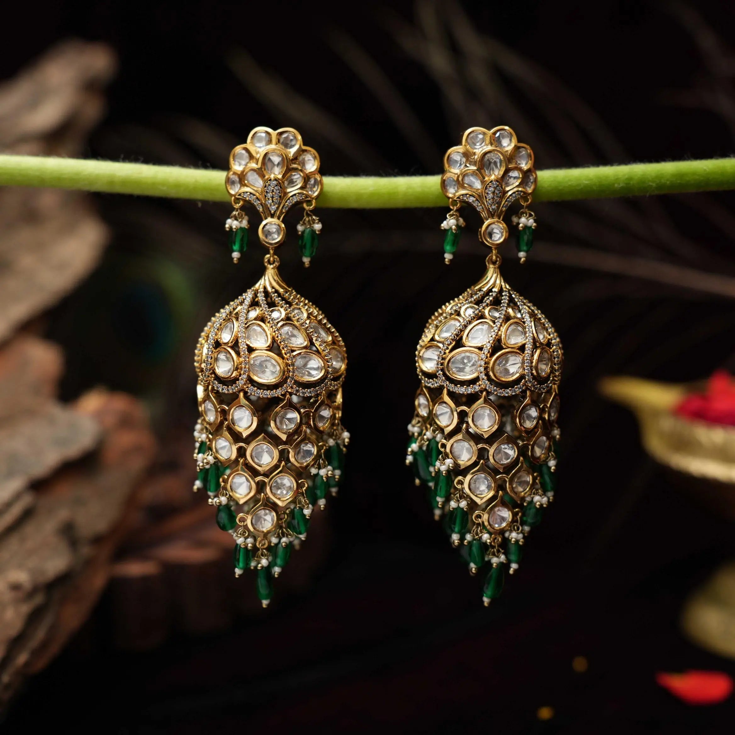 Dhita Victorian Jhumka Earrings