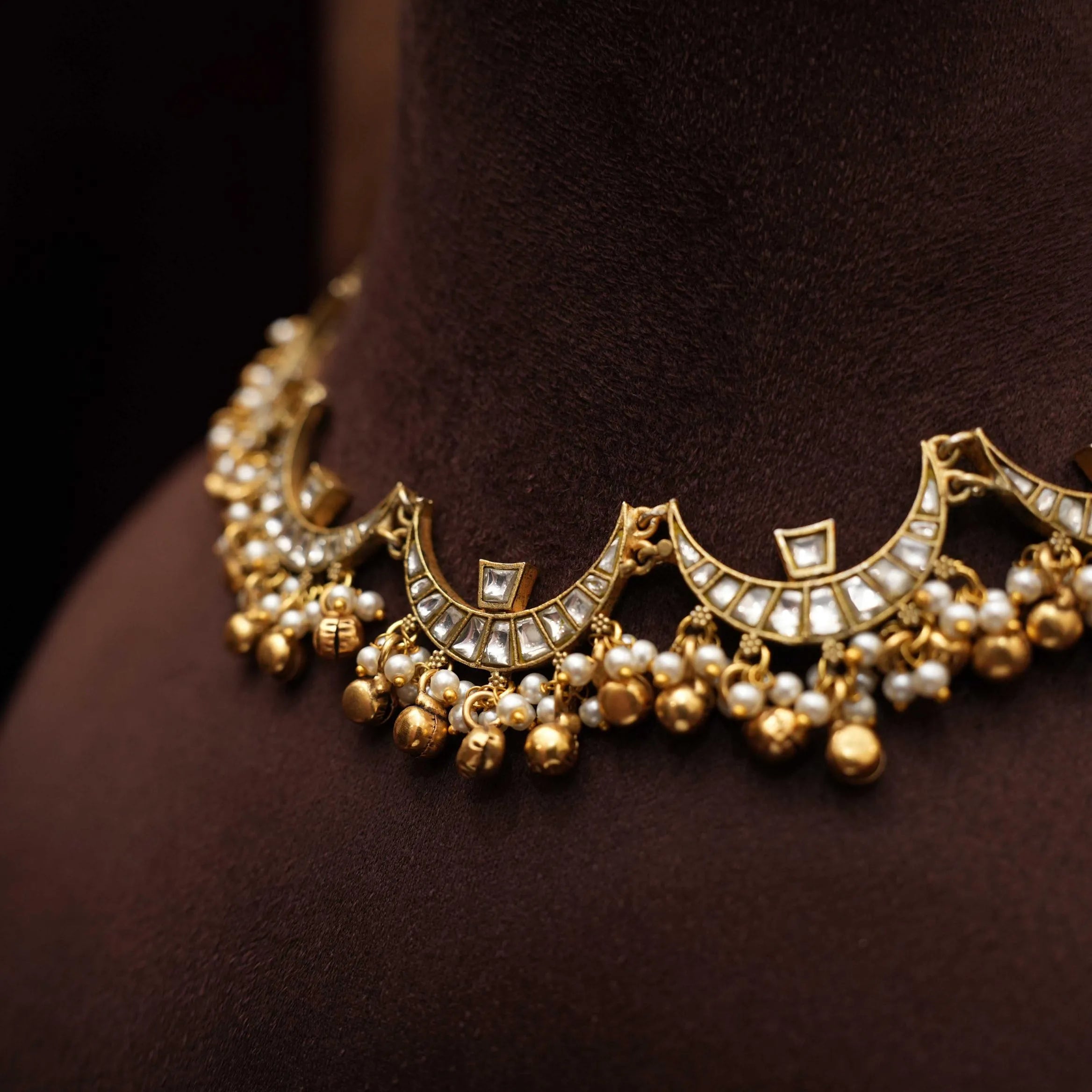 Dikshvi Chand Polki Necklace