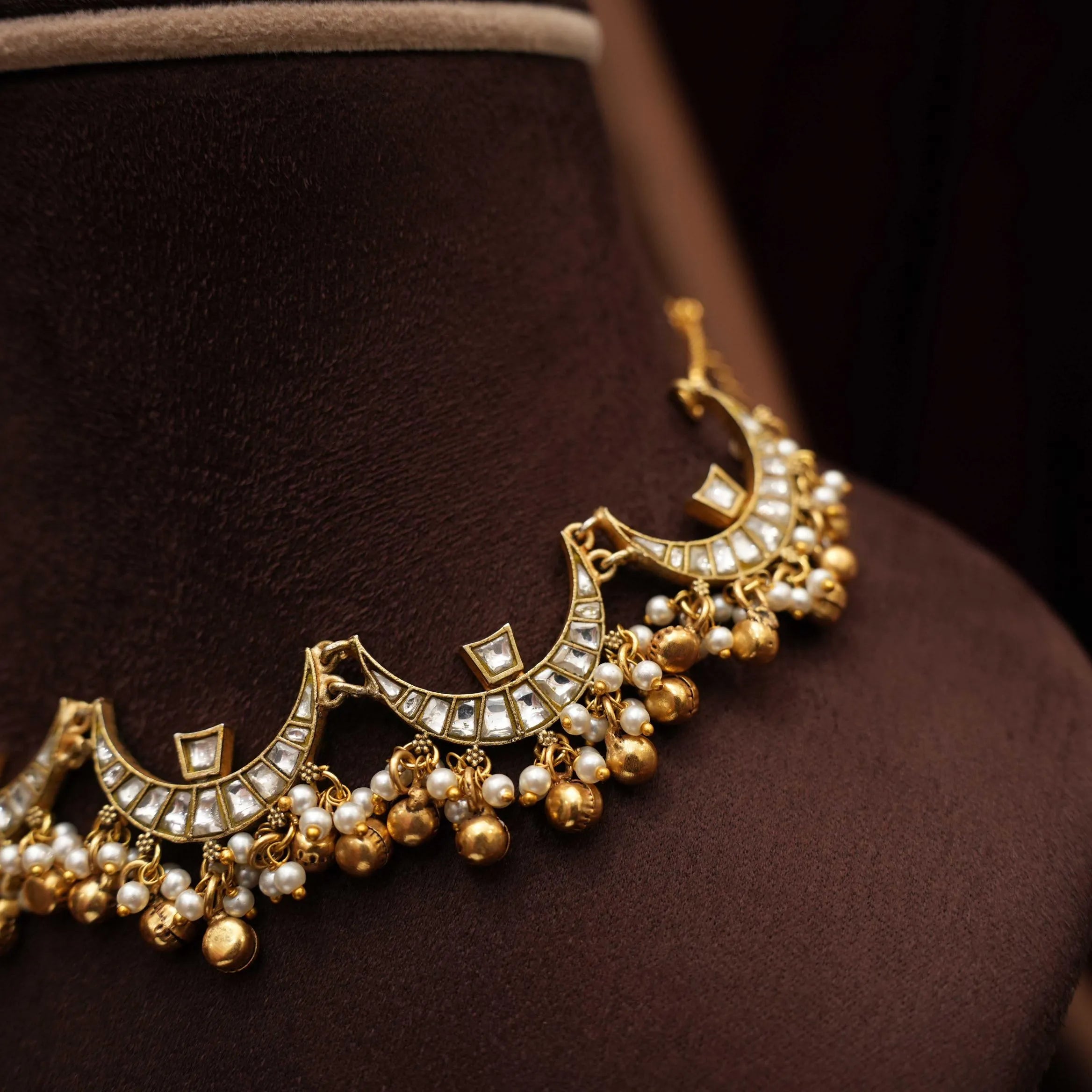 Dikshvi Chand Polki Necklace