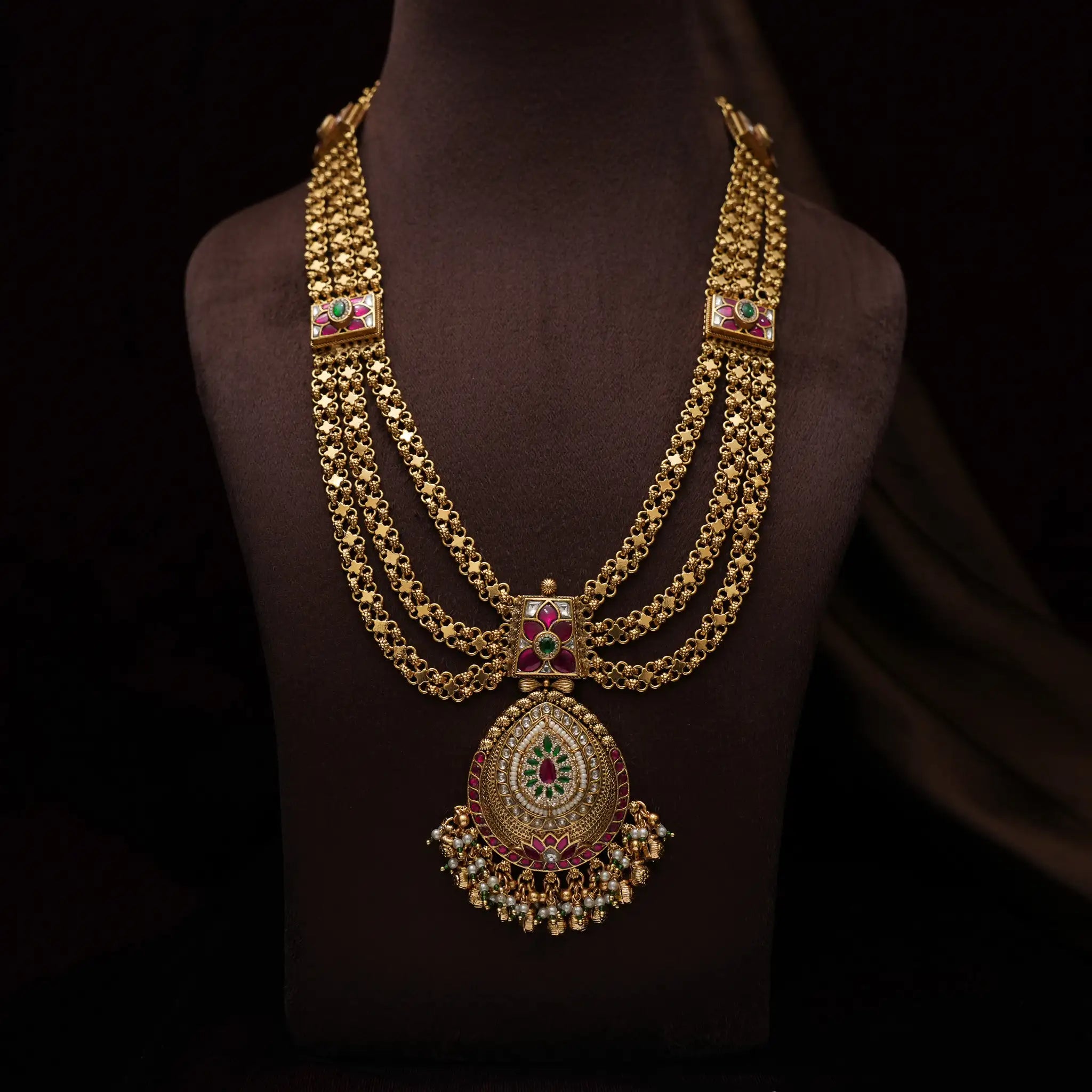 Dipika Antique Necklace - Long