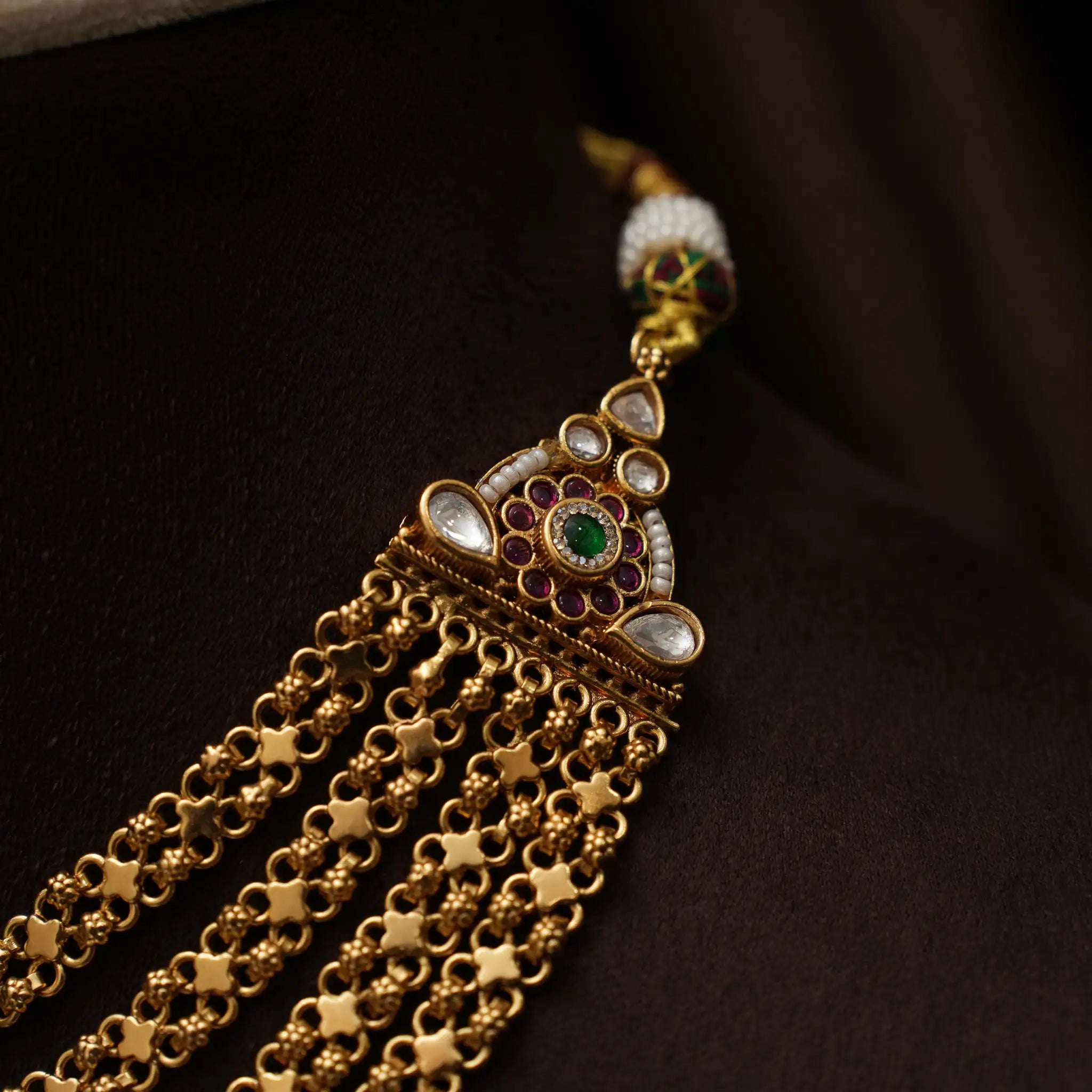 Dipika Antique Necklace - Short
