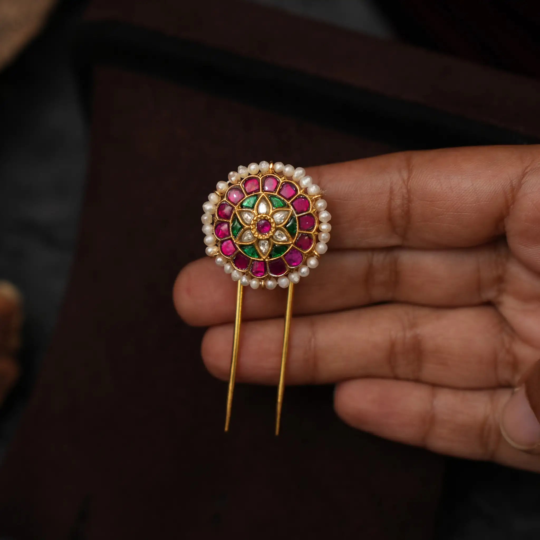 Ditya Silver Hair Pin