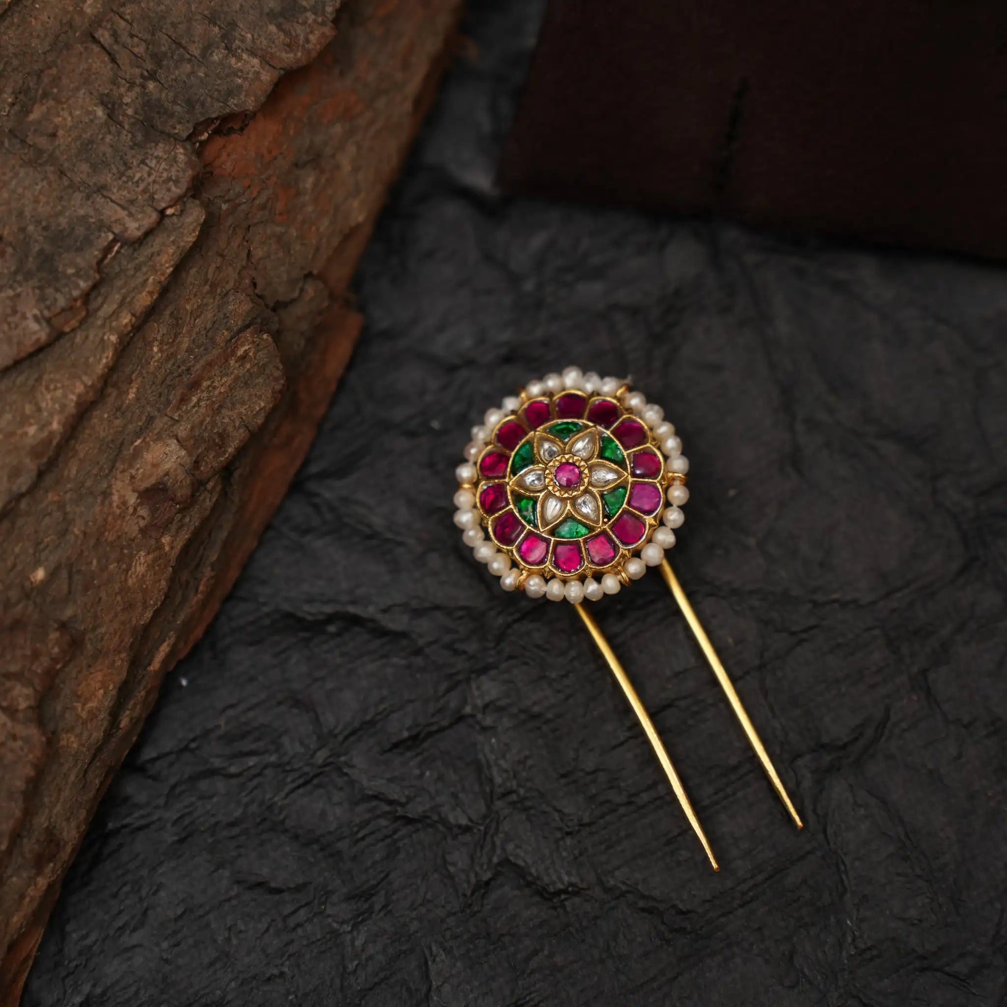 Ditya Silver Hair Pin