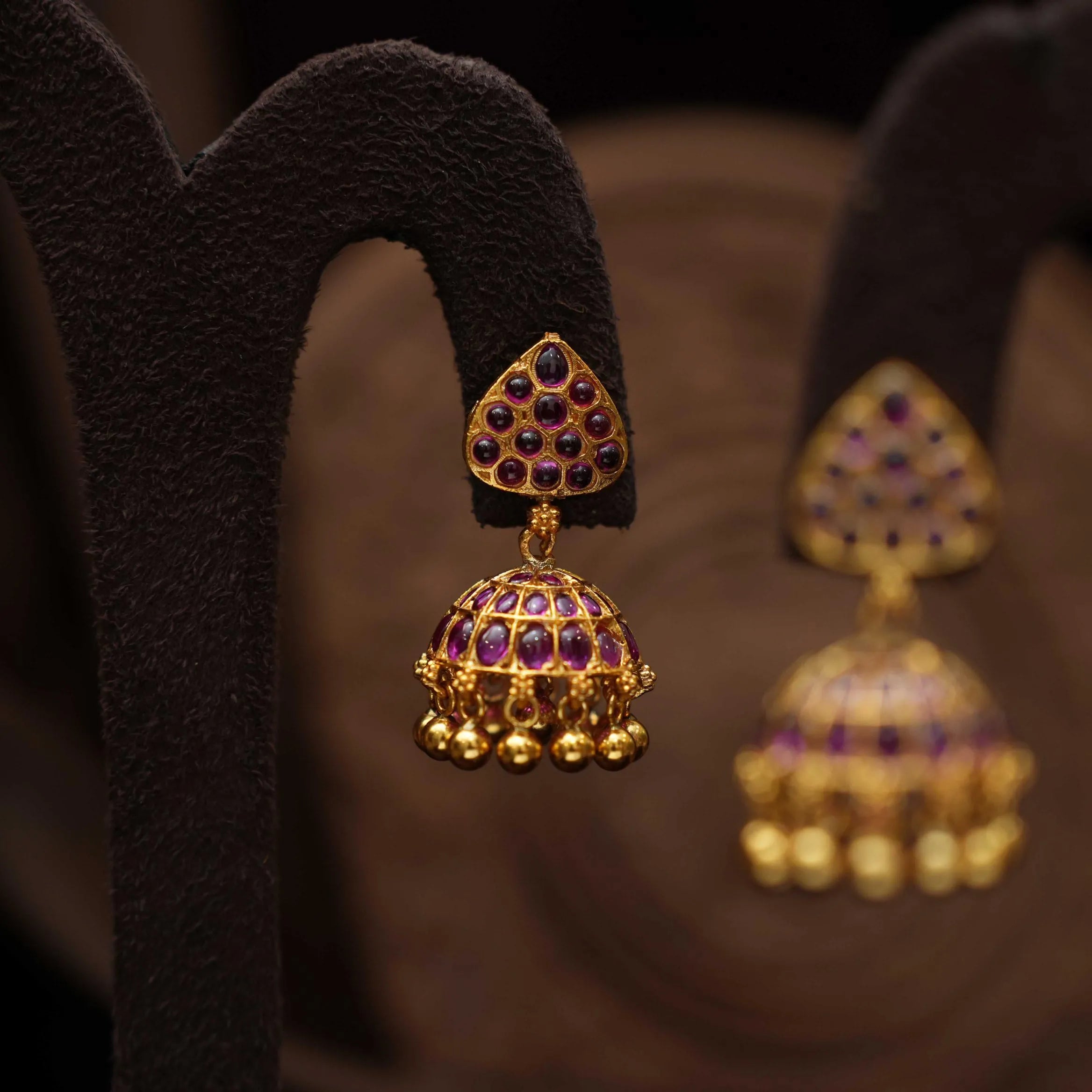 Ditya Silver Jhumka Earrings