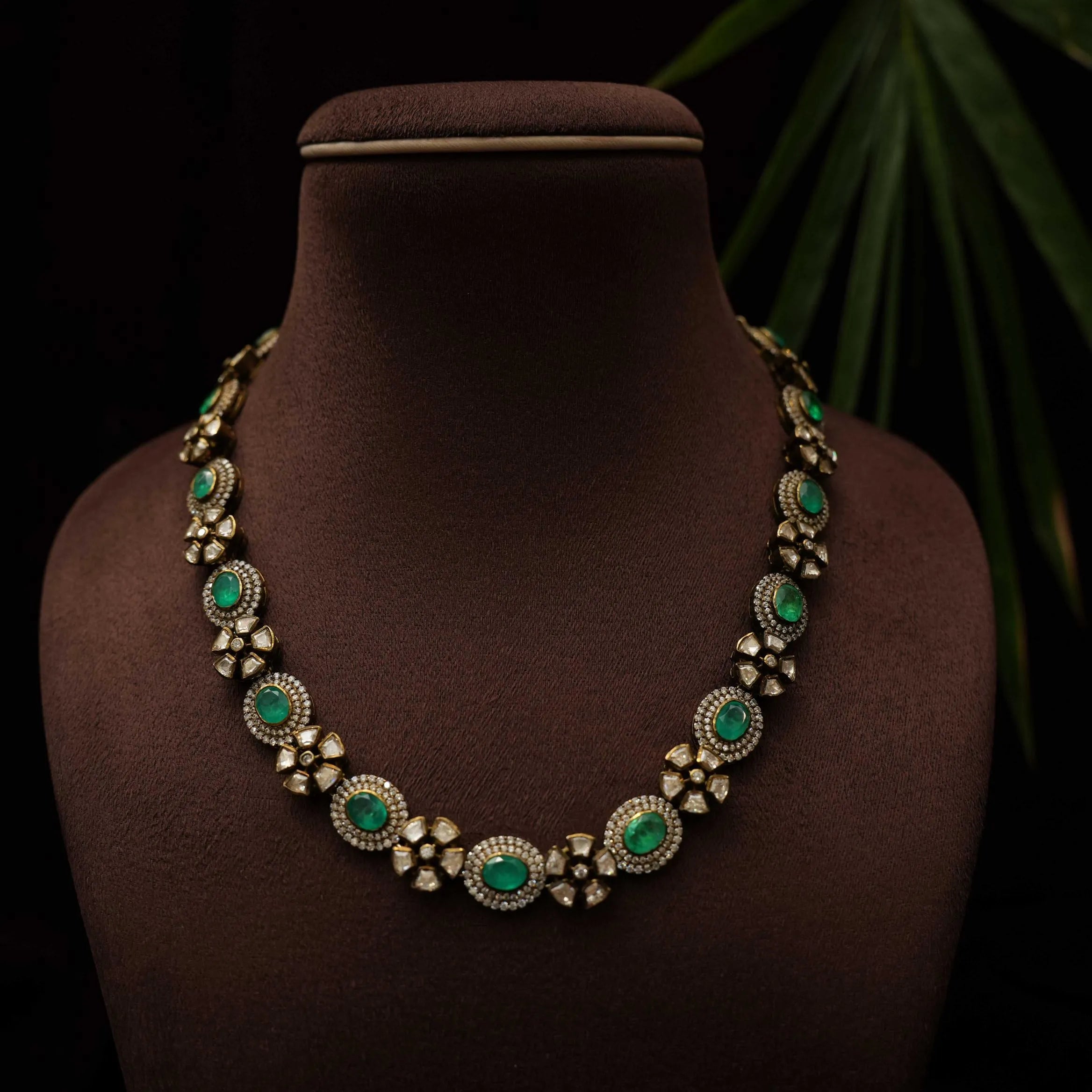 Divija Silver Dual Tone Necklace