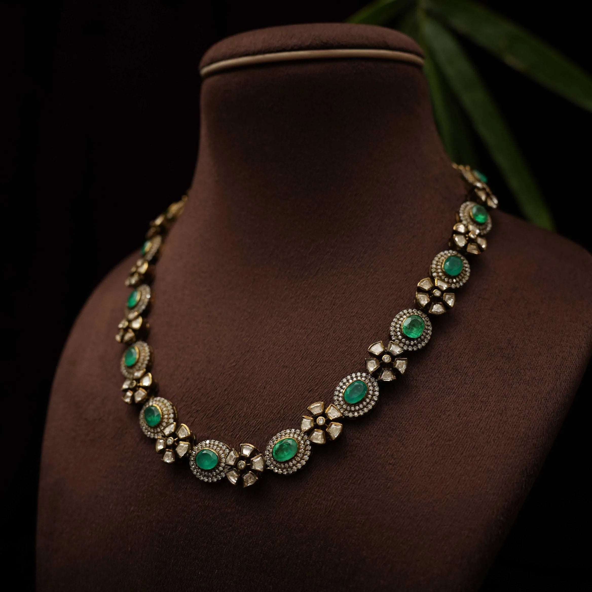 Divija Silver Dual Tone Necklace