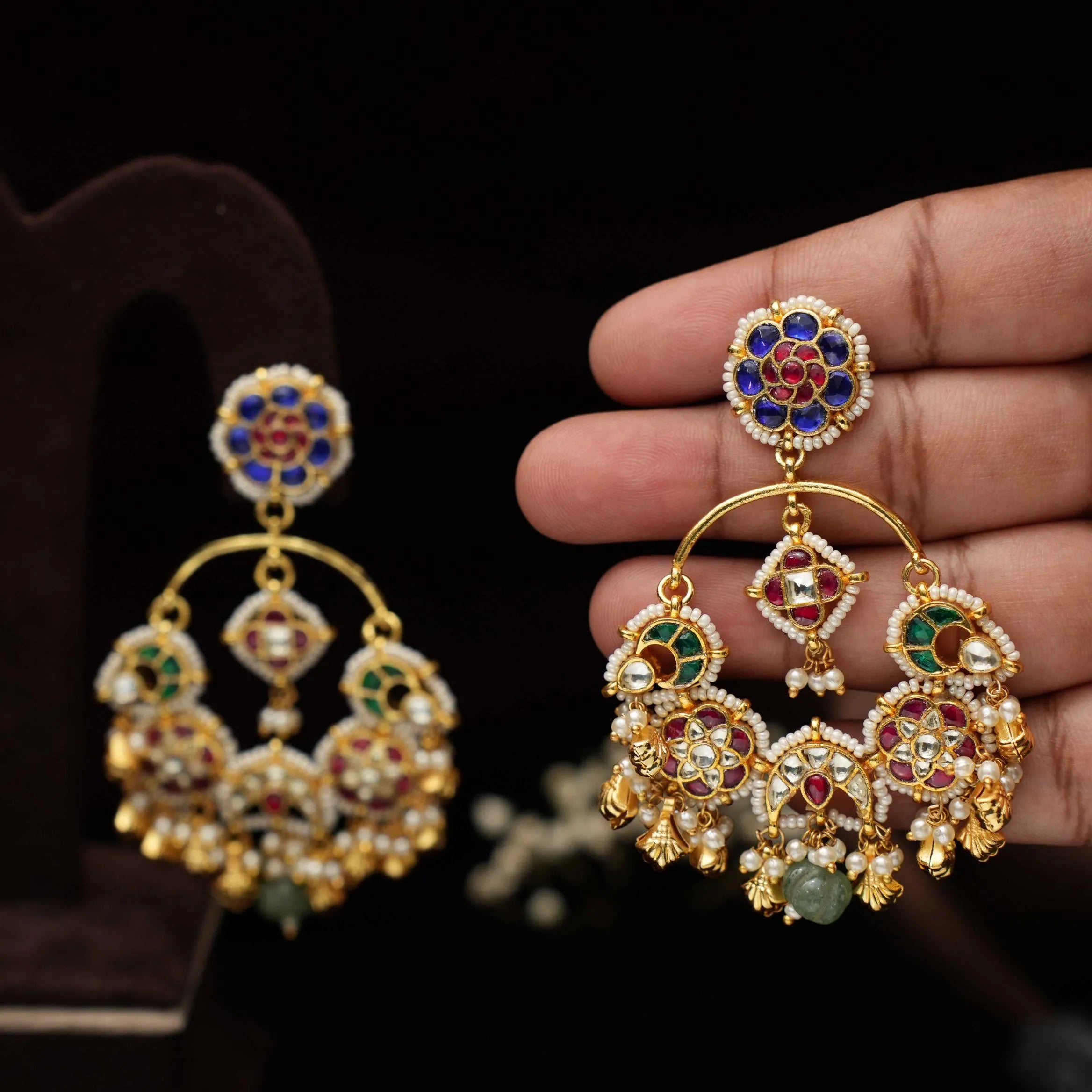 Divisha Chandbali Earrings