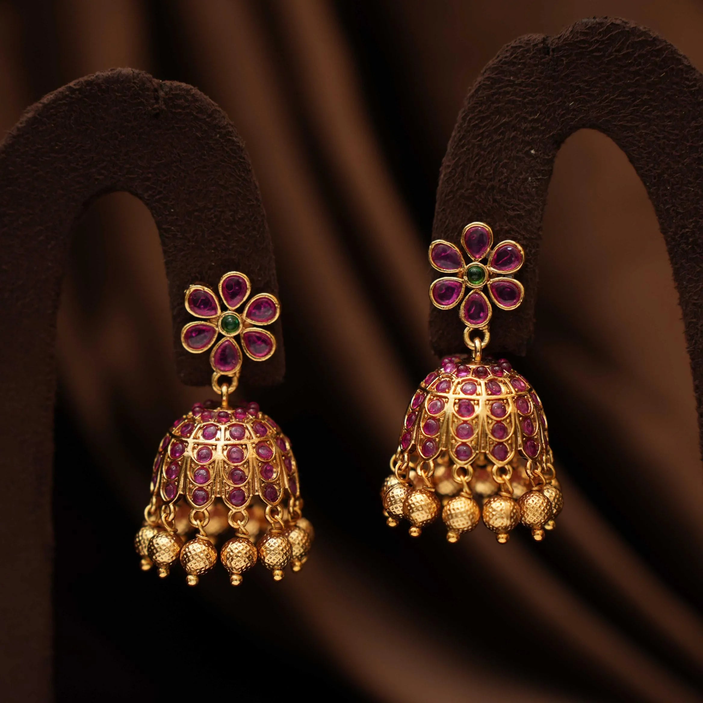 Divyam Antique Jhumka Earrings